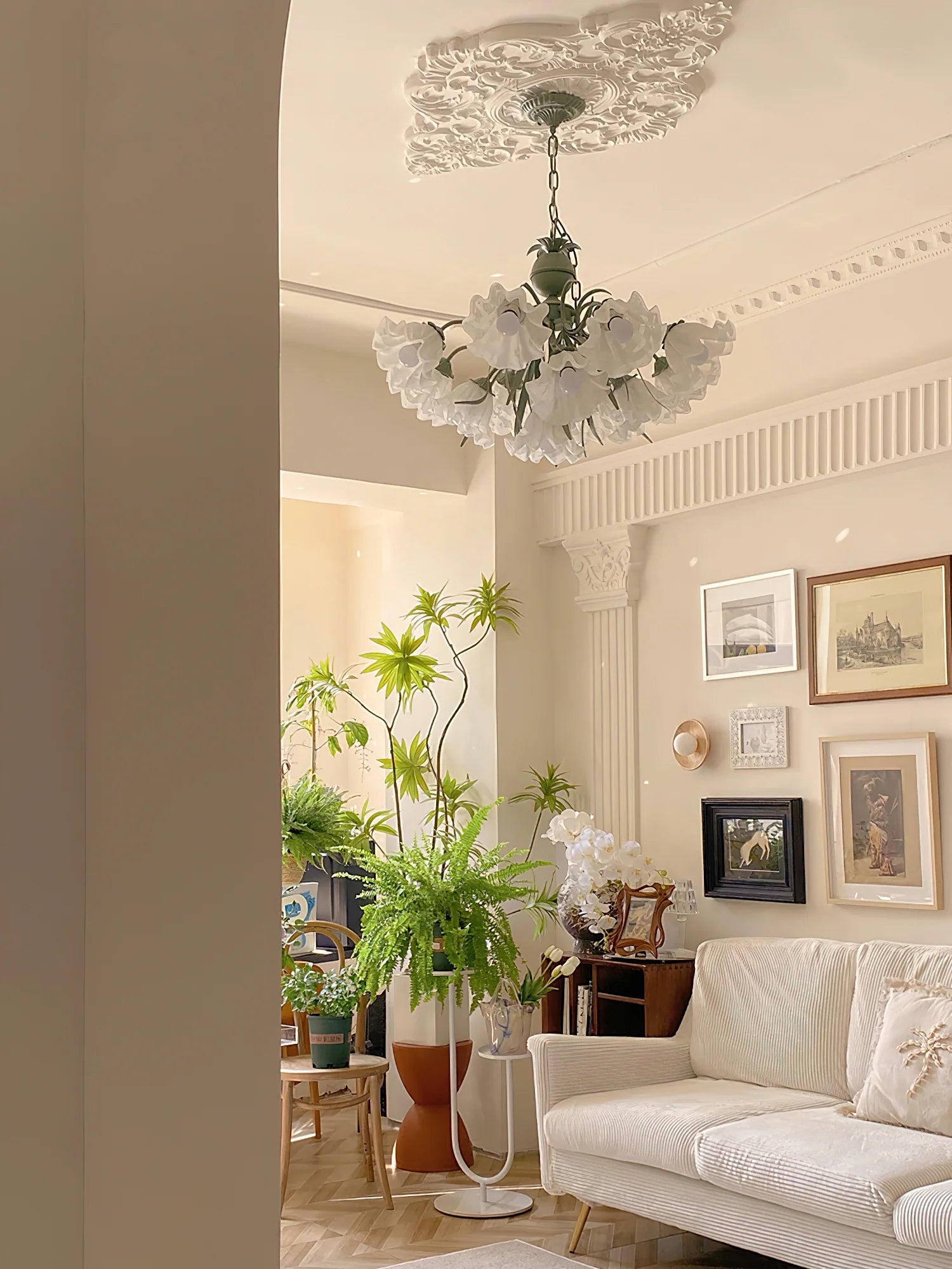 Lily of the Valley Flower Chandelier - Yiarolight