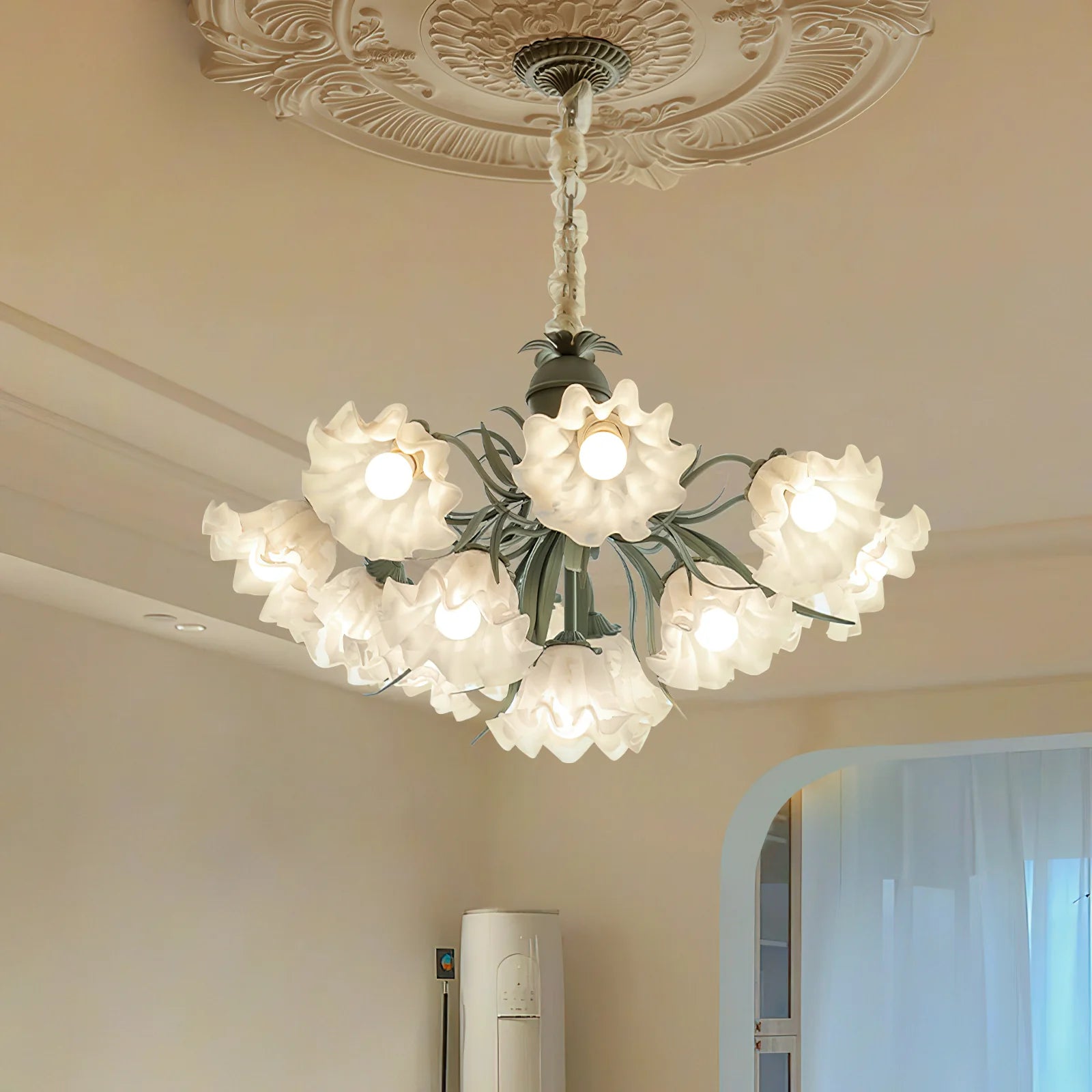 Lily of the Valley Flower Chandelier - Yiarolight