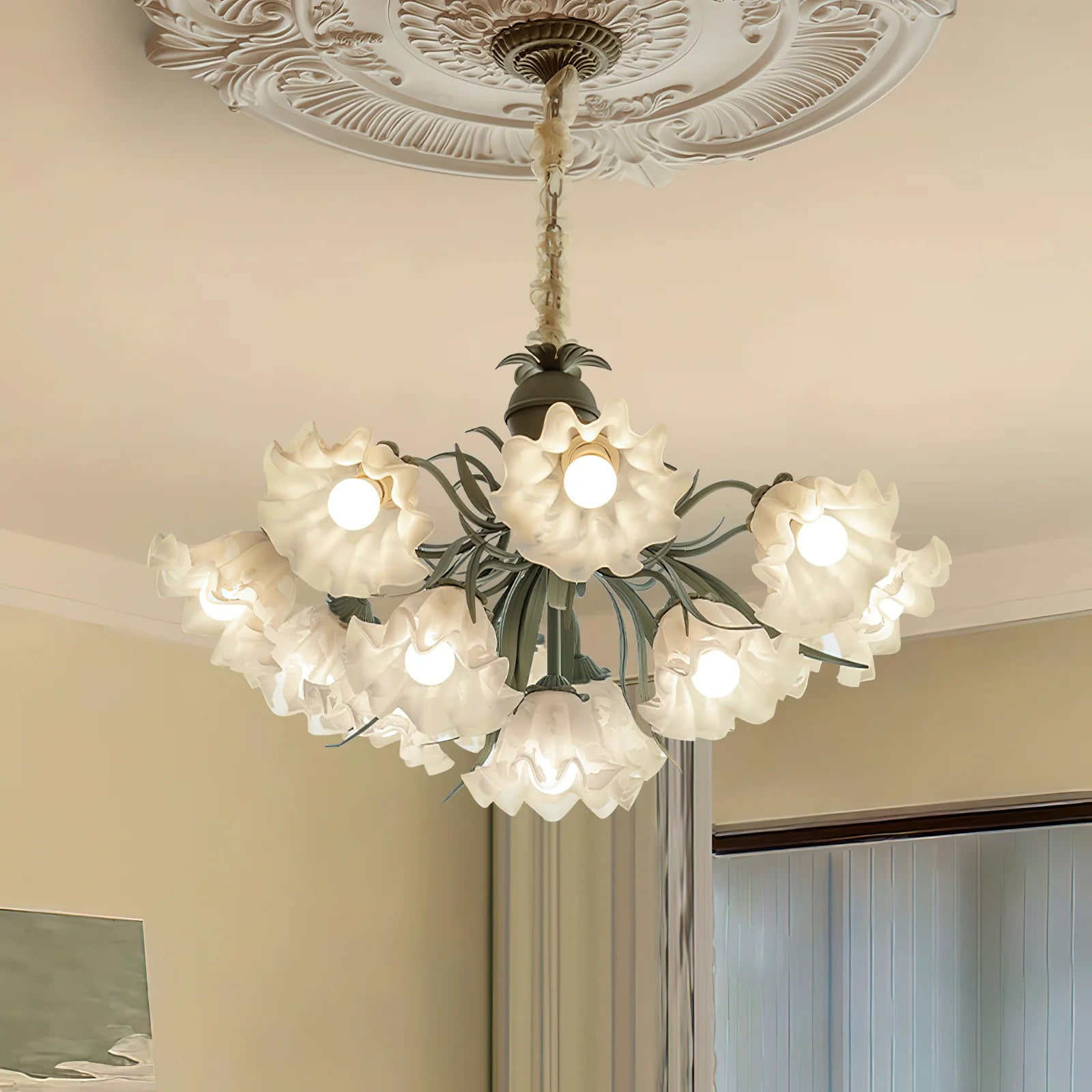 Lily of the Valley Flower Chandelier - Yiarolight