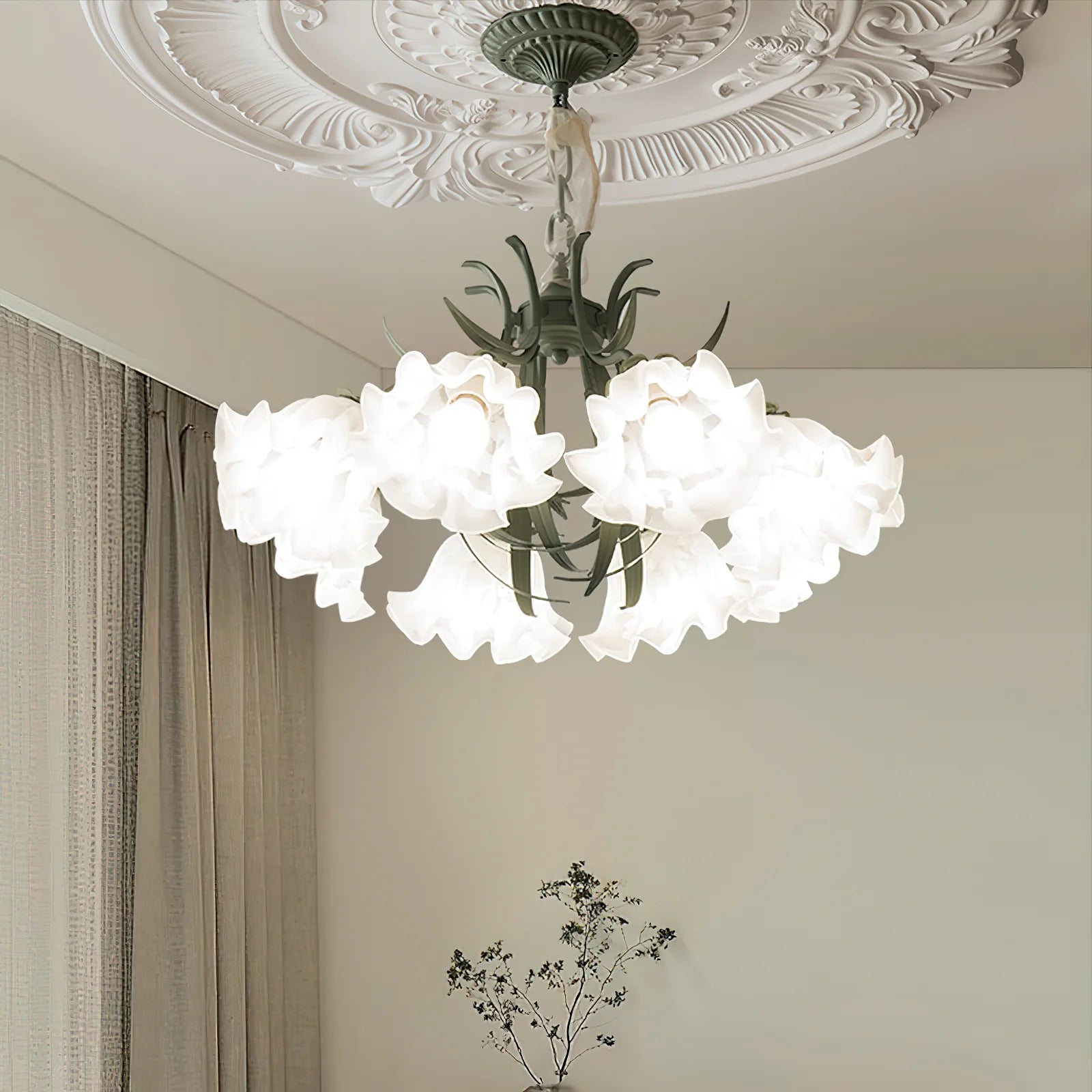 Lily of the Valley Flower Chandelier - Yiarolight