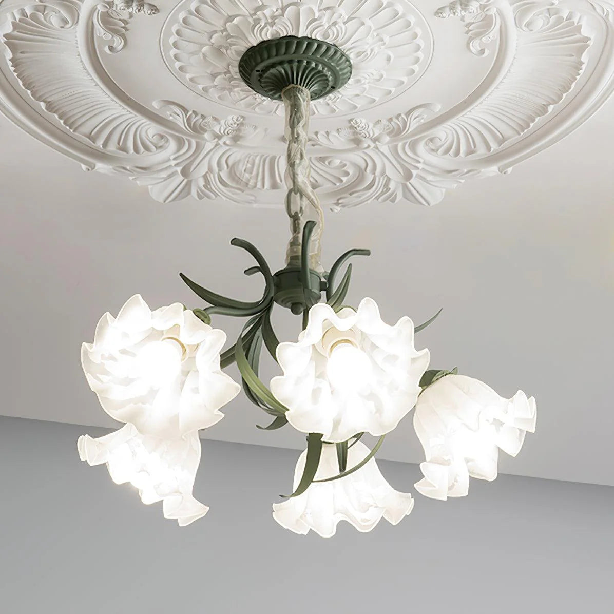 Lily of the Valley Flower Chandelier - Yiarolight