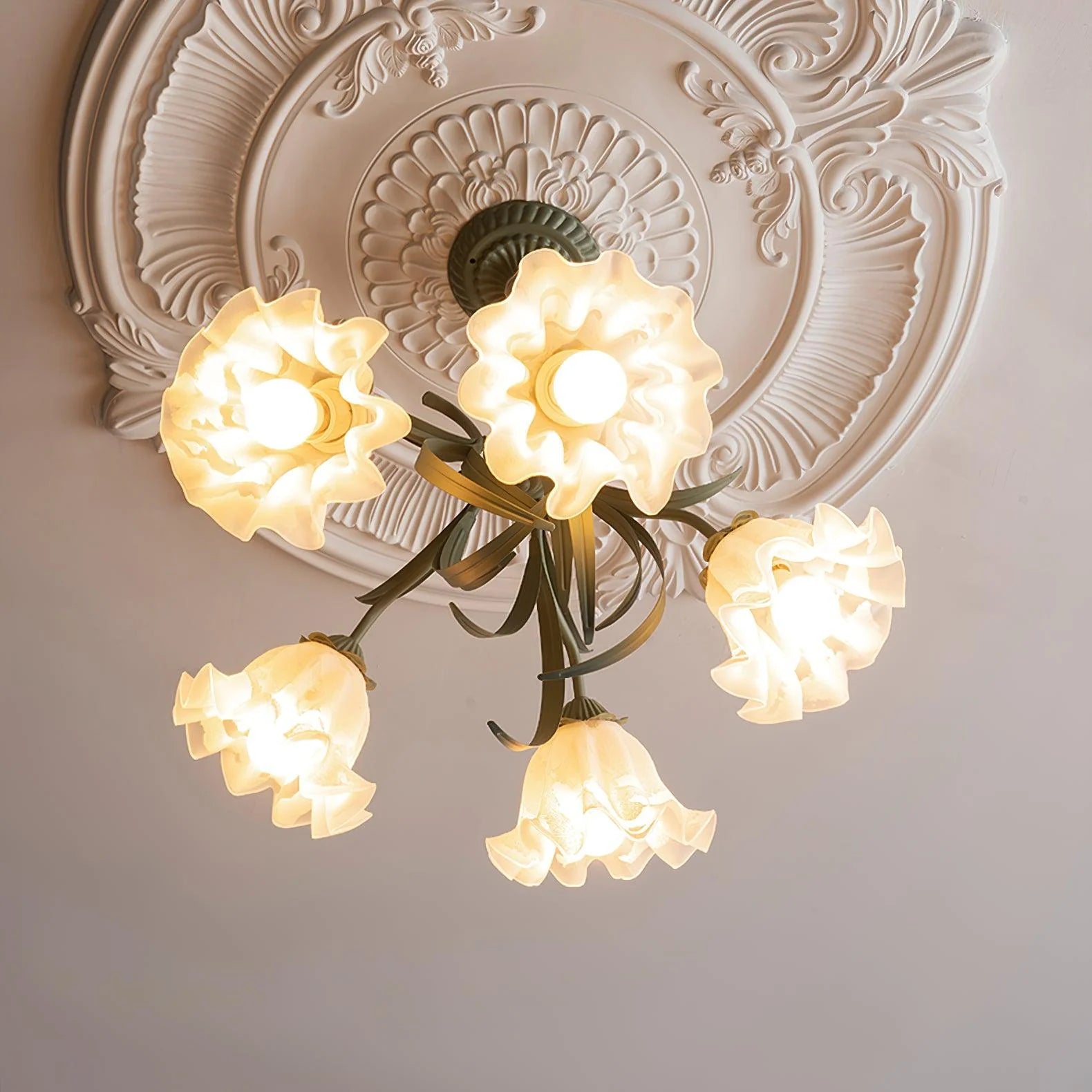 Lily of the Valley Flower Chandelier - Yiarolight