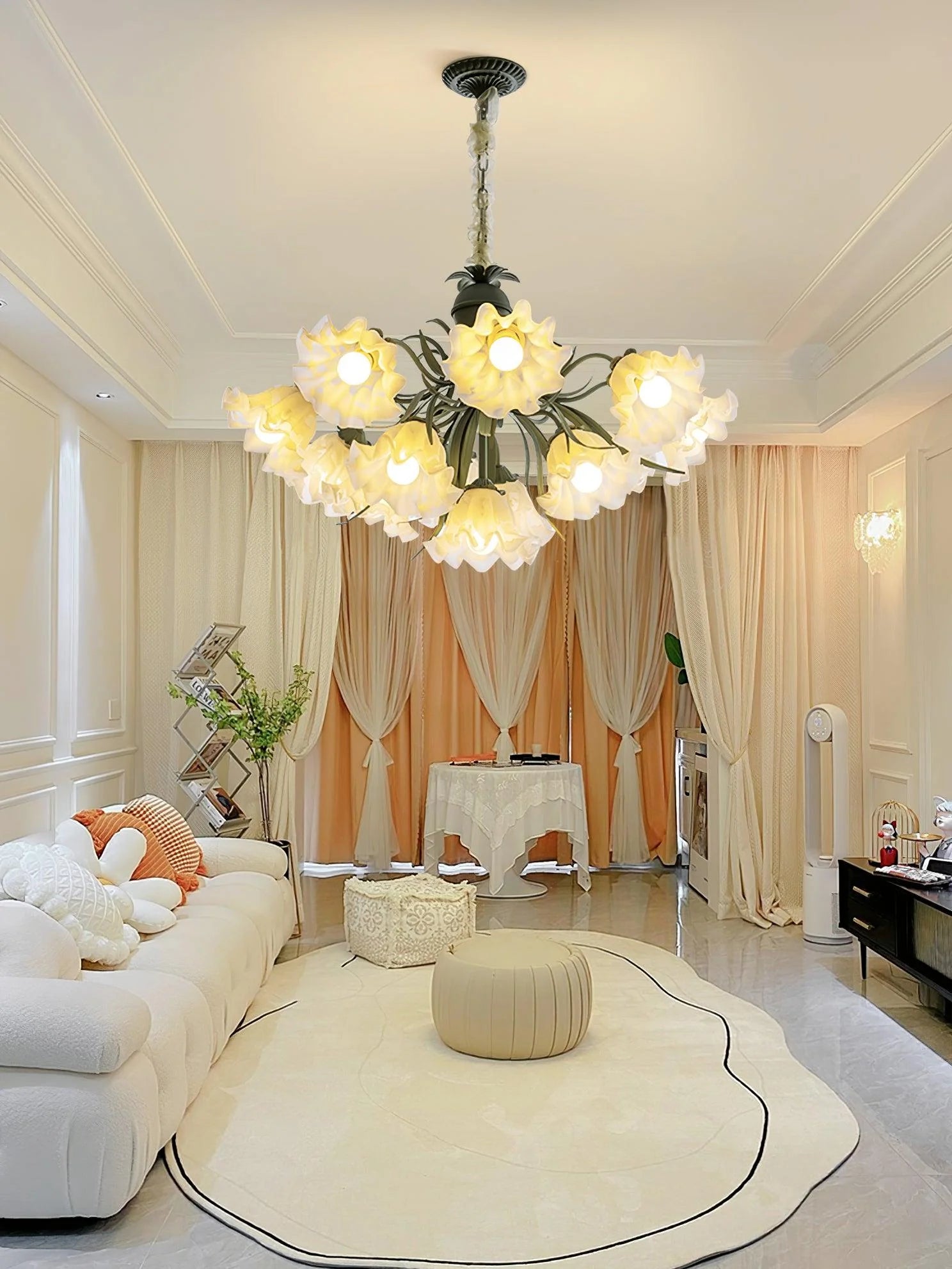 Lily of the Valley Flower Chandelier - Yiarolight
