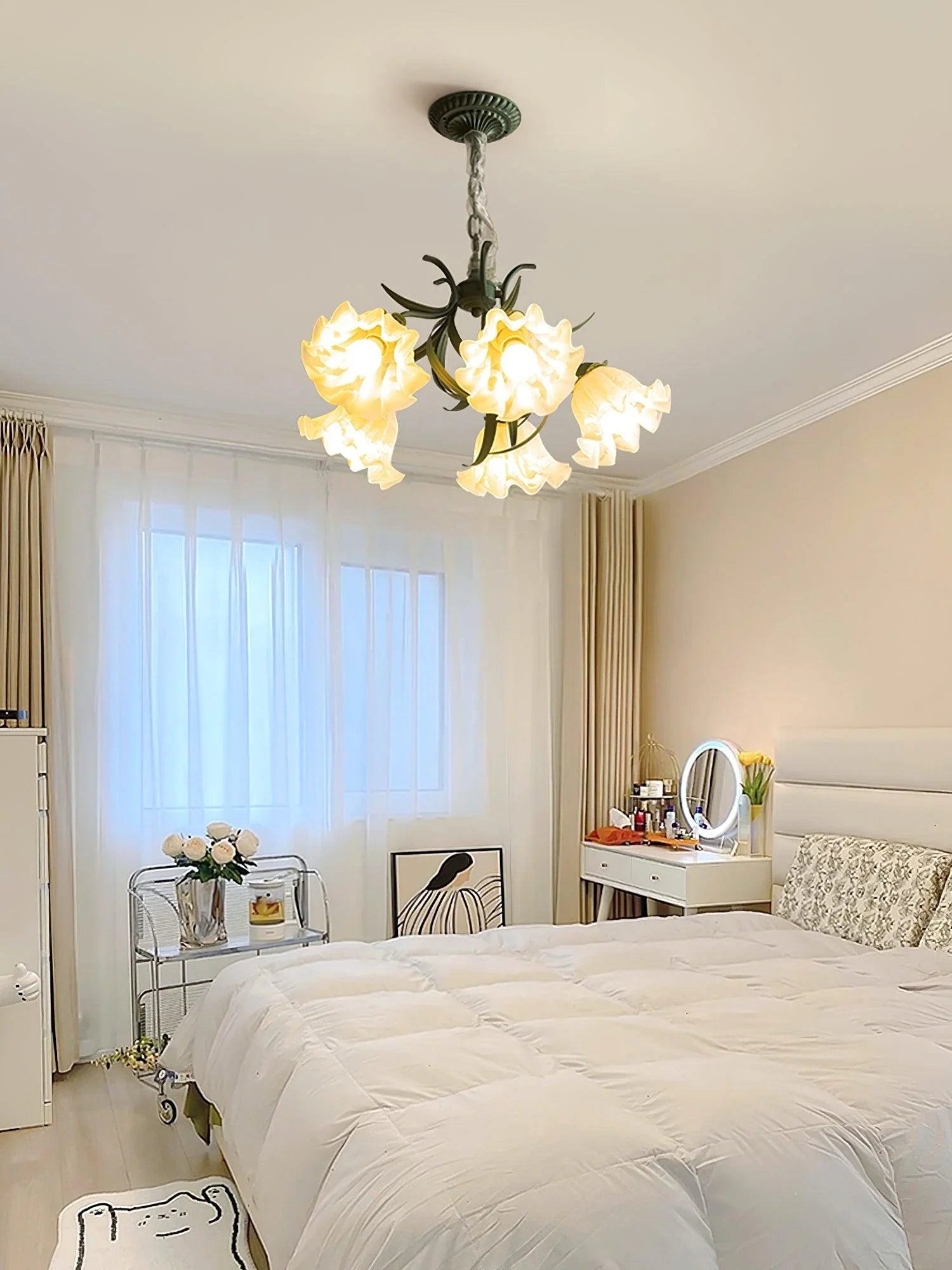 Lily of the Valley Flower Chandelier - Yiarolight