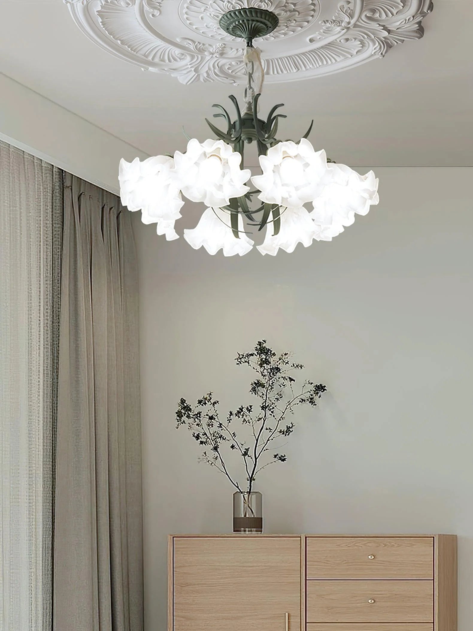 Lily of the Valley Flower Chandelier - Yiarolight