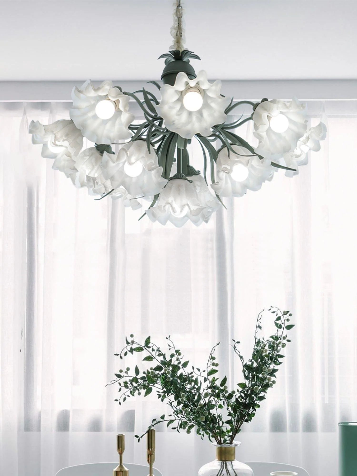 Lily of the Valley Flower Chandelier - Yiarolight