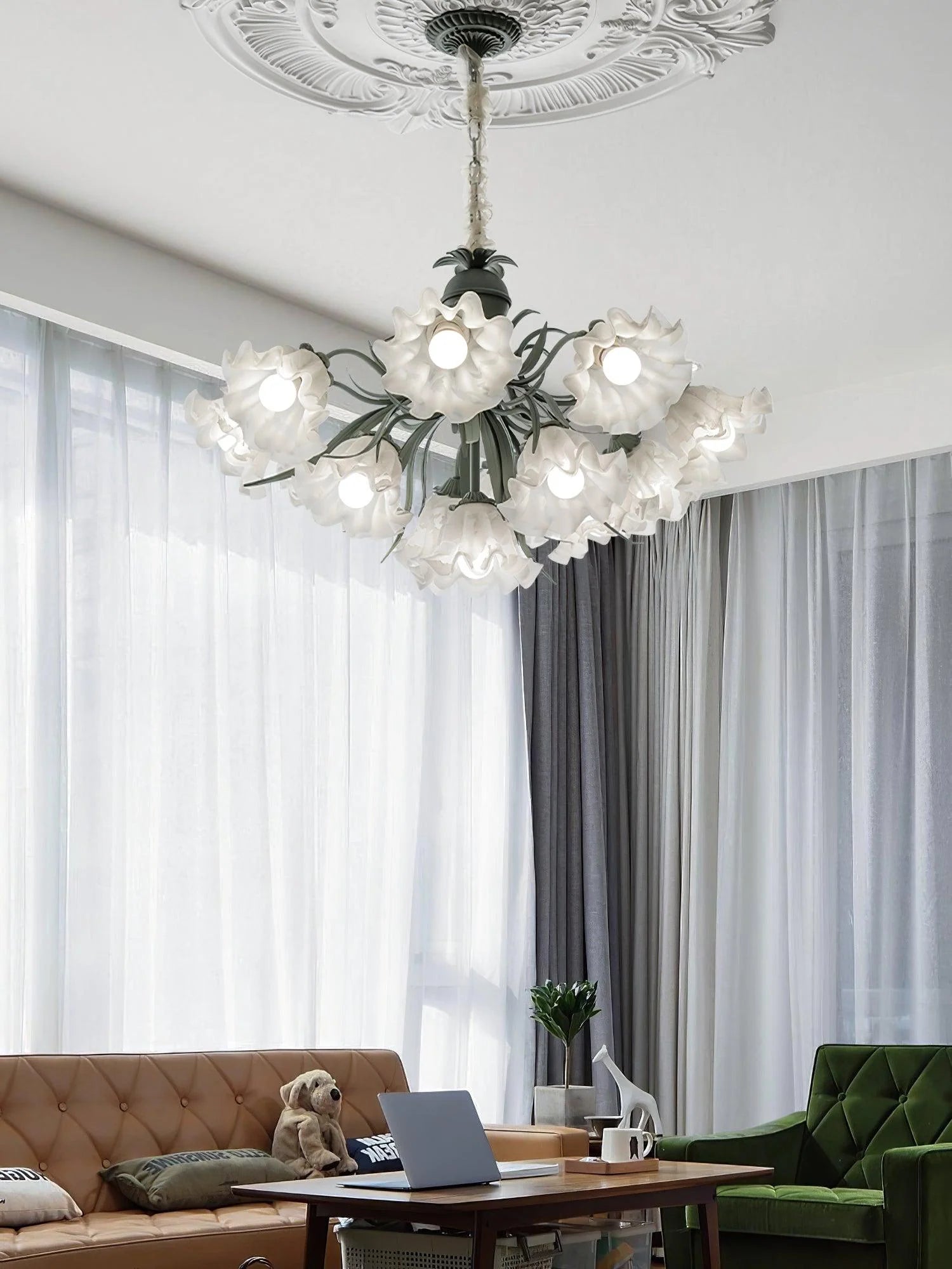 Lily of the Valley Flower Chandelier - Yiarolight