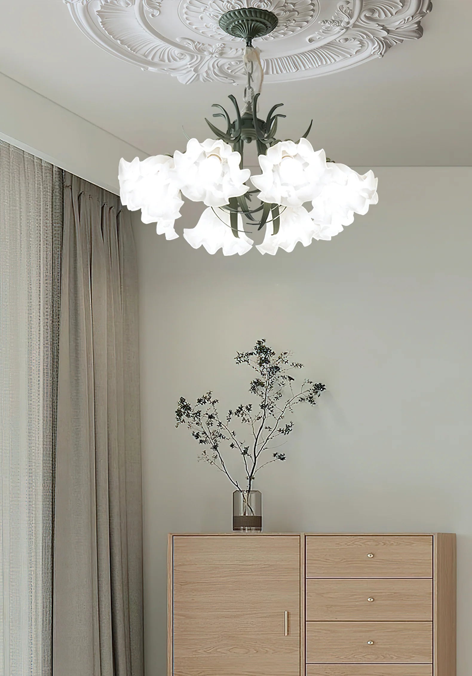 Lily of the Valley Flower Chandelier - Yiarolight