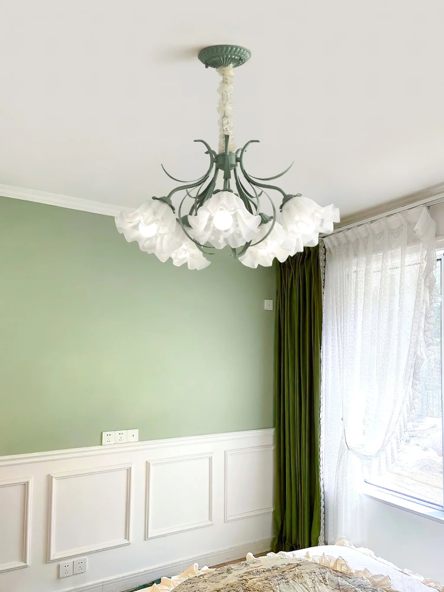 Lily of the Valley Flower Chandelier - Yiarolight