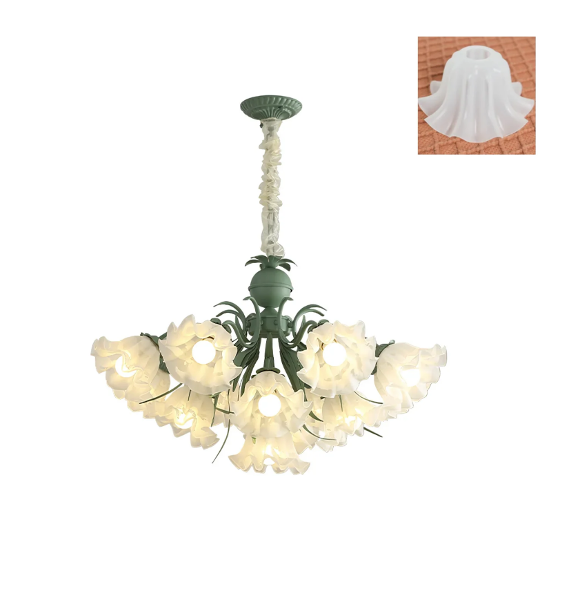 Lily of the Valley Flower Chandelier - Yiarolight
