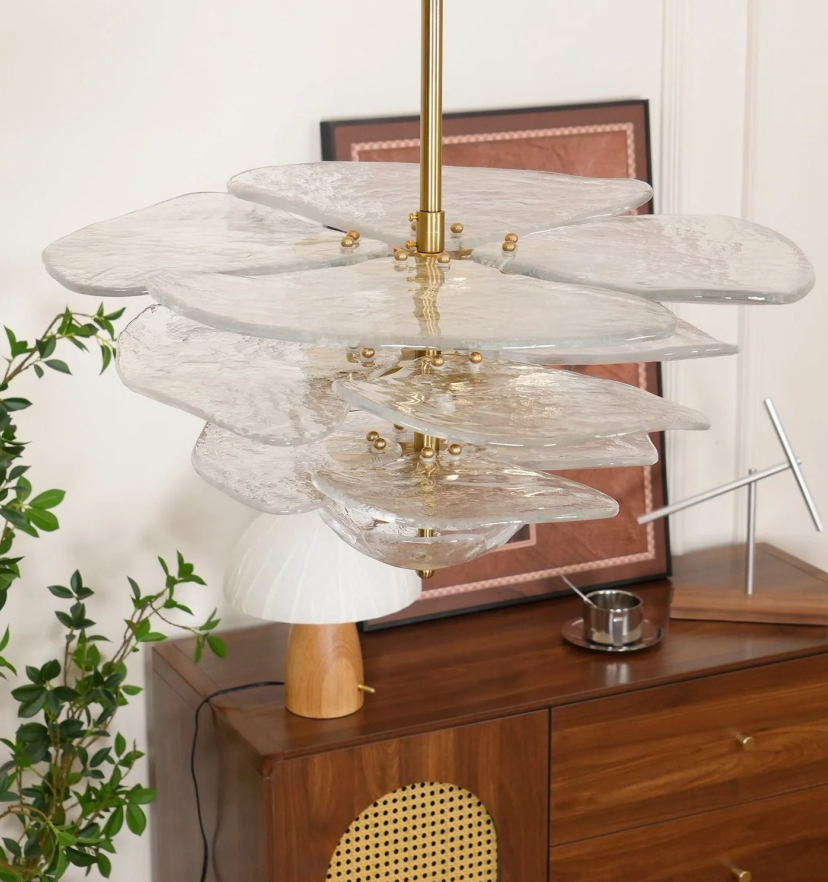 Petals Murano Chandelier - Yiarolight