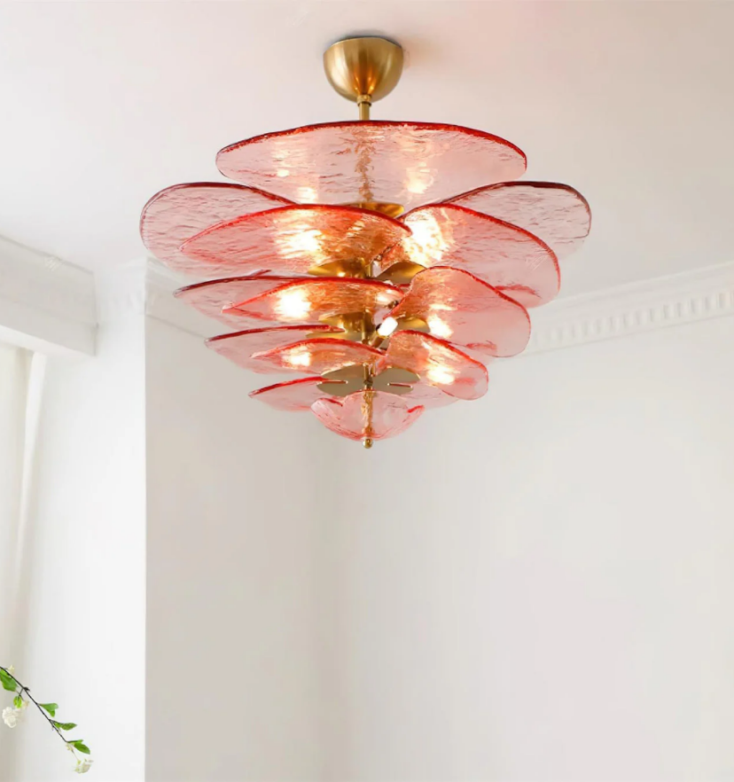 Petals Murano Chandelier - Yiarolight