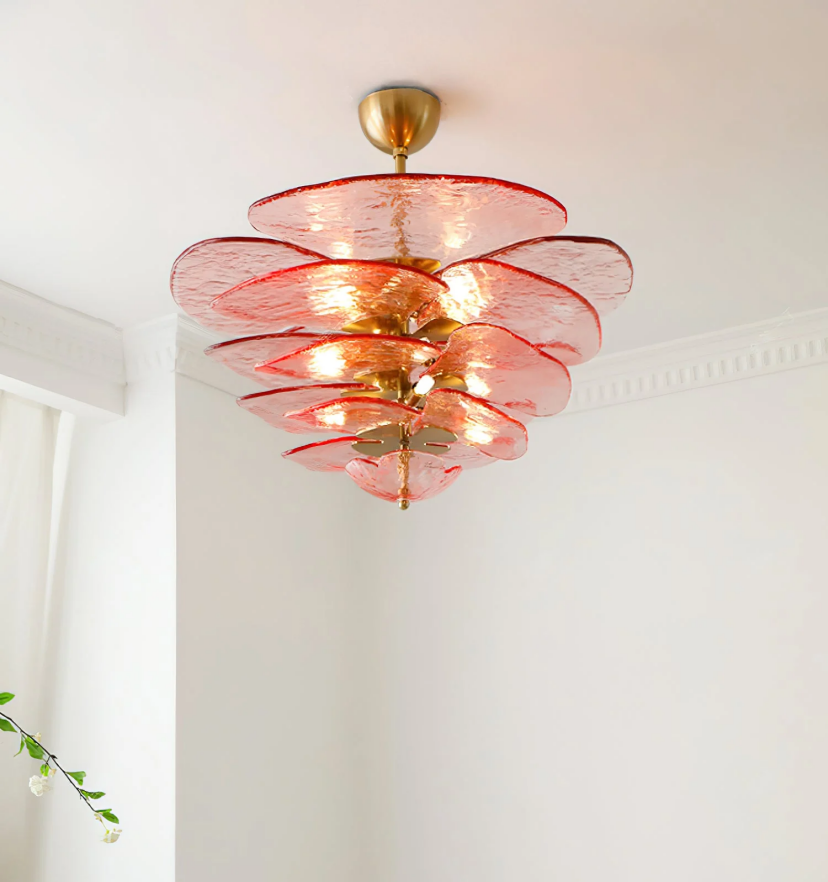 Petals Murano Chandelier - Yiarolight