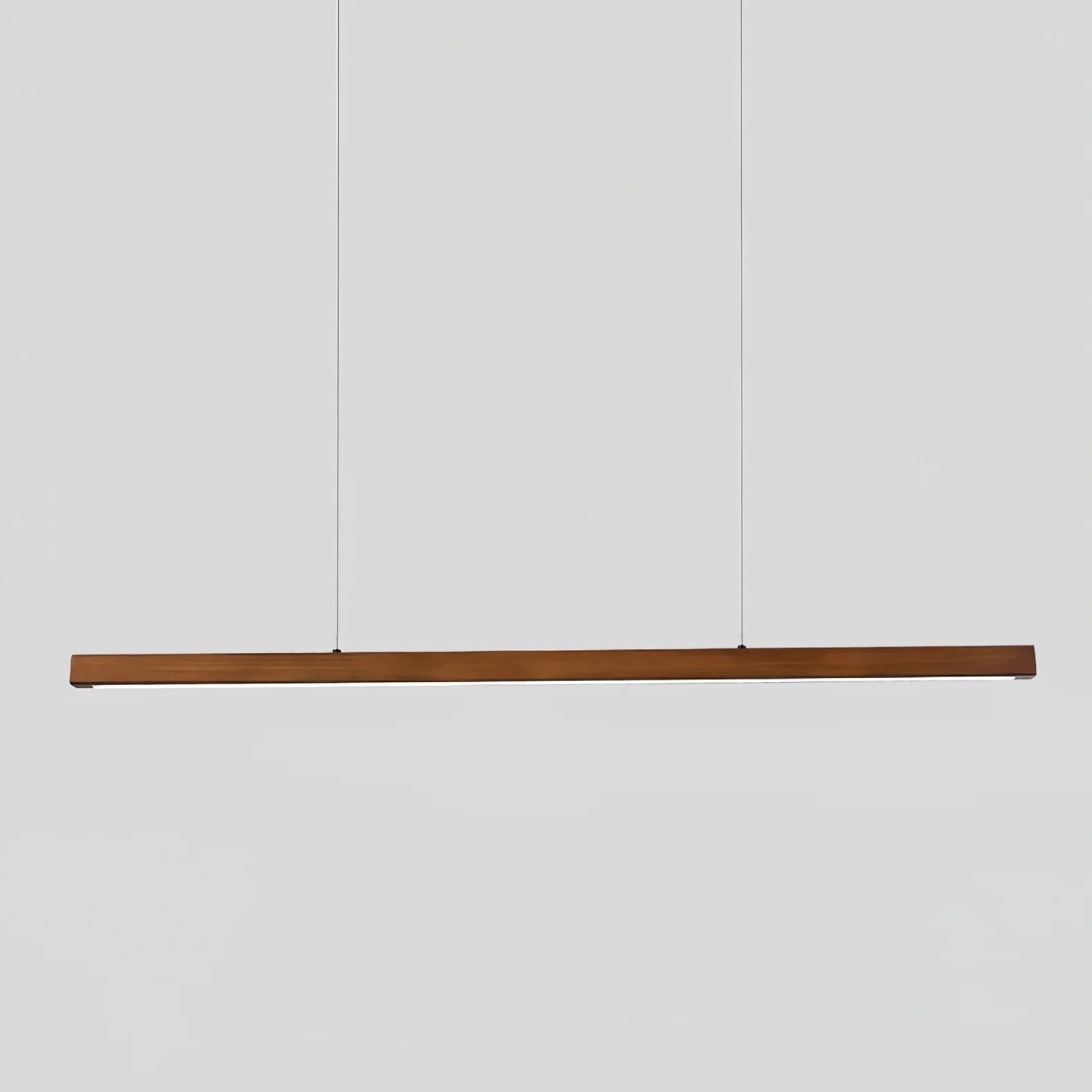 Linear Wooden Pendant Light