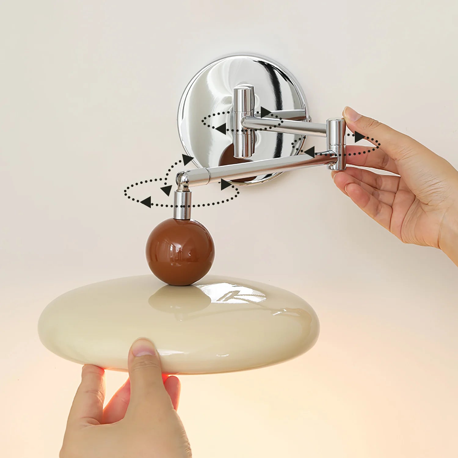 Lola Swing Arm Wall Lamp - Auraolight