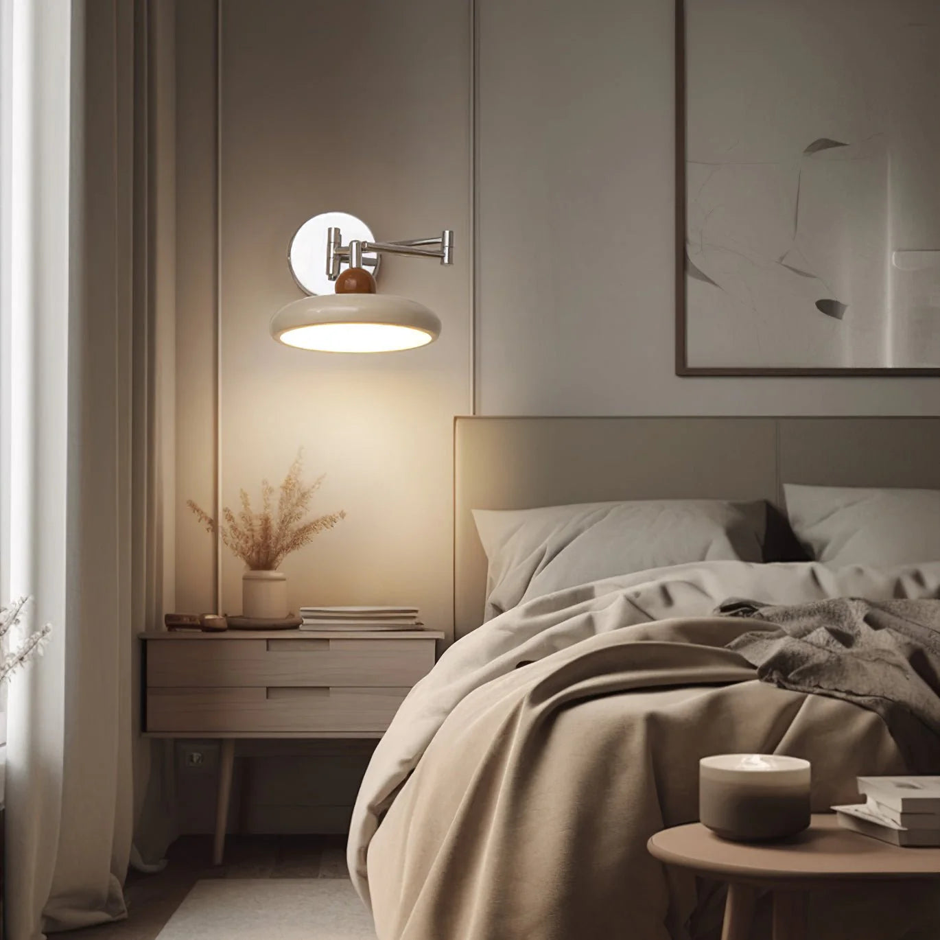 Lola Swing Arm Wall Lamp - Auraolight