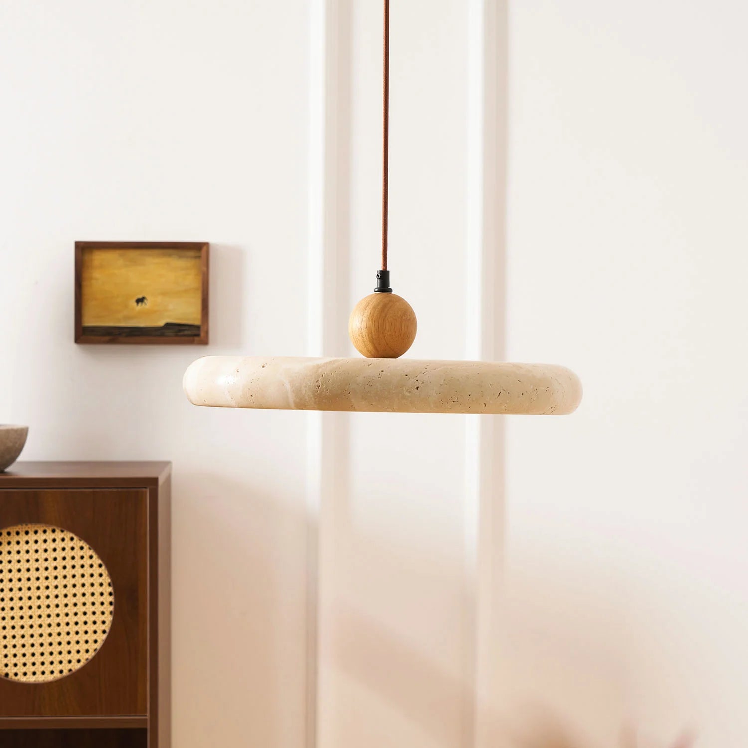 Lola Travertine Pendant Light - Auraolight