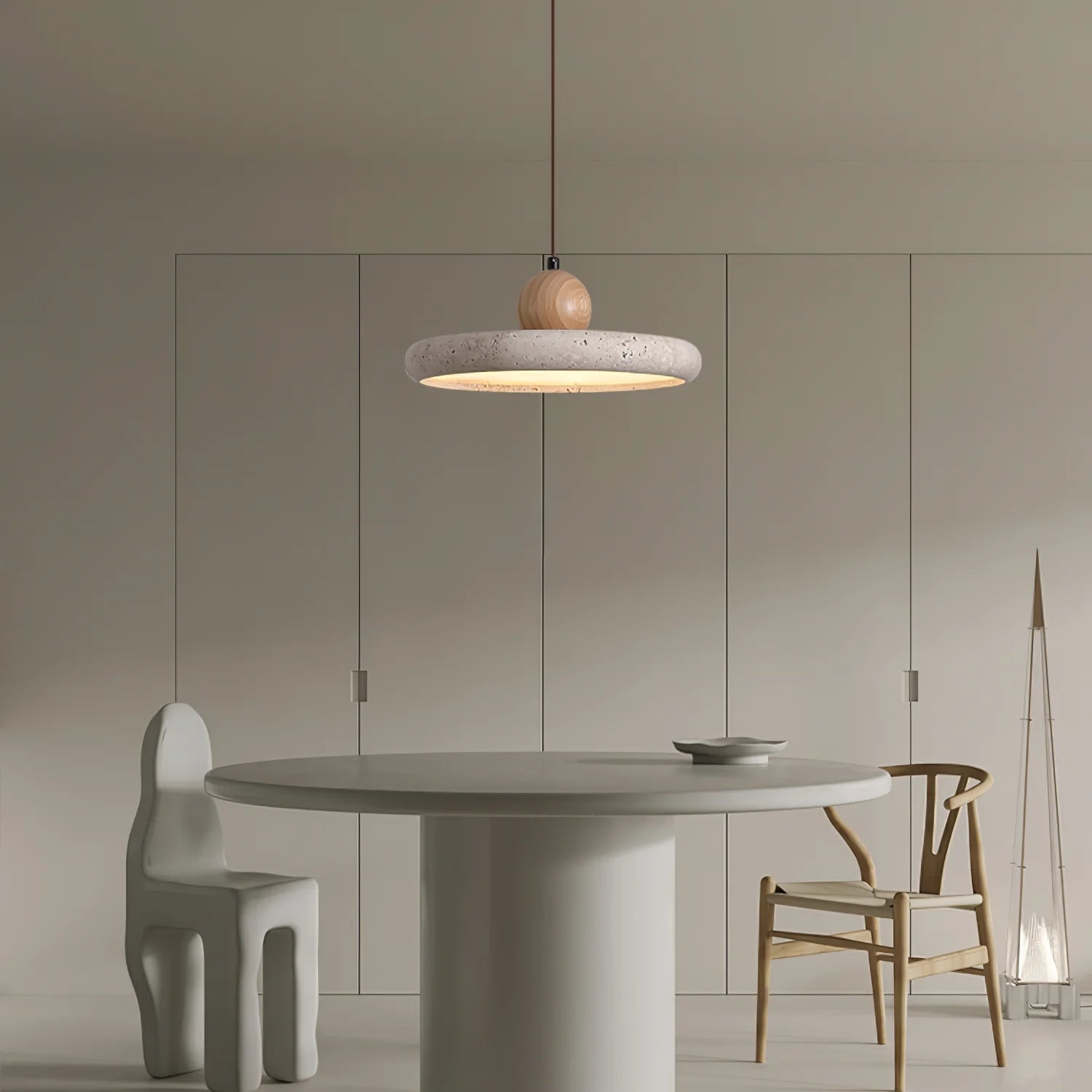 Lola Travertine Pendant Light - Auraolight