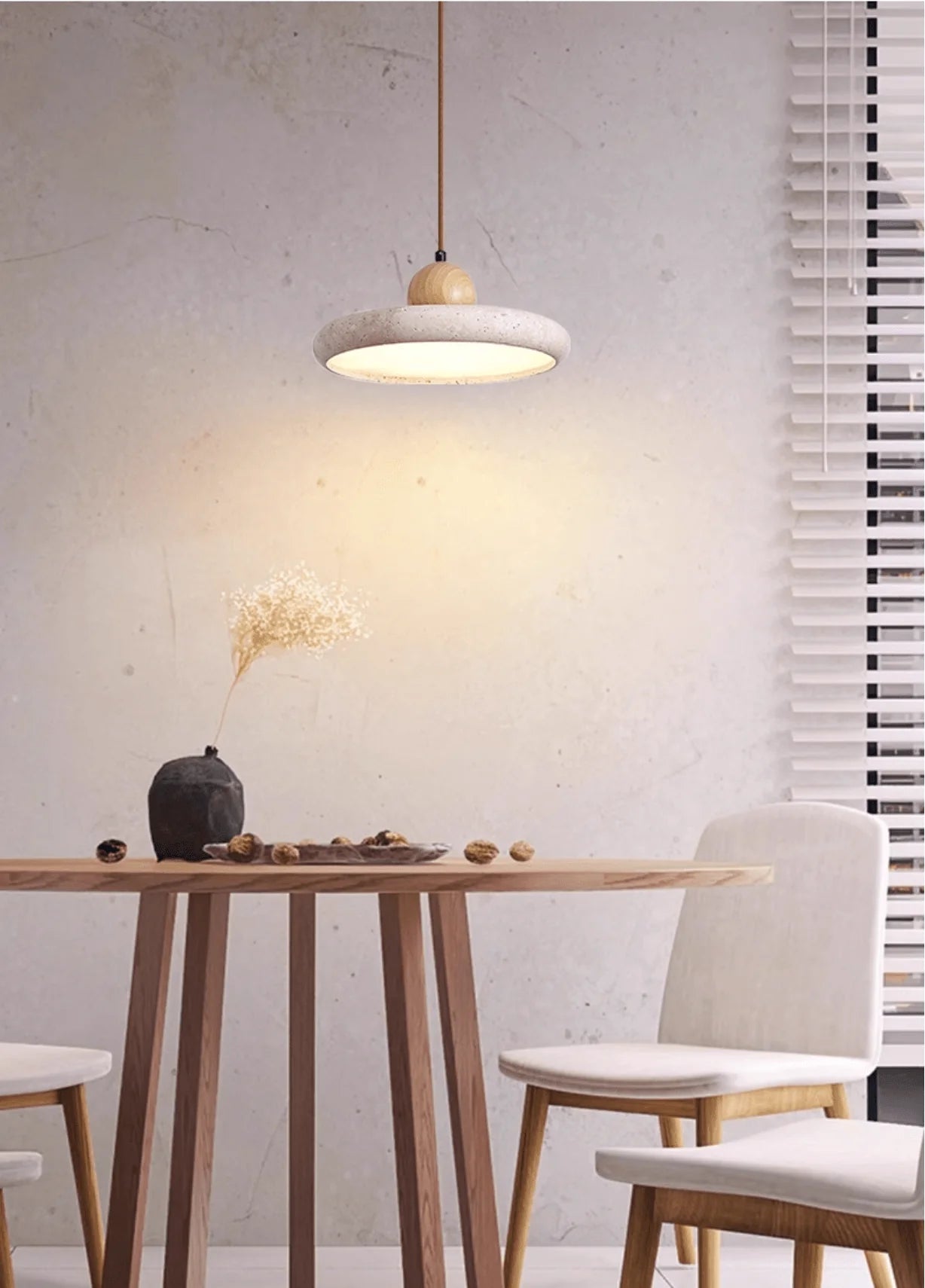 Lola Travertine Pendant Light - Auraolight