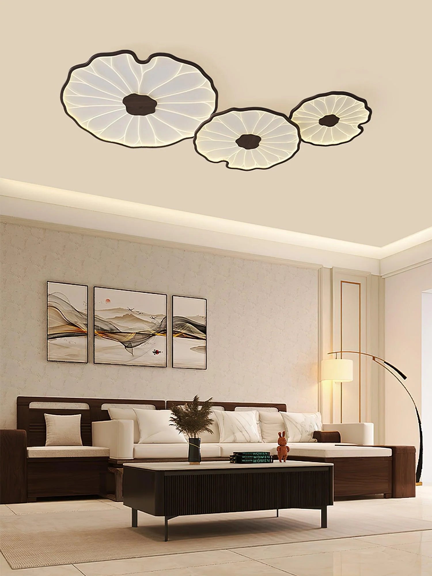 Lotus Leaf Acrylic Ceiling Lamp - Auraolight
