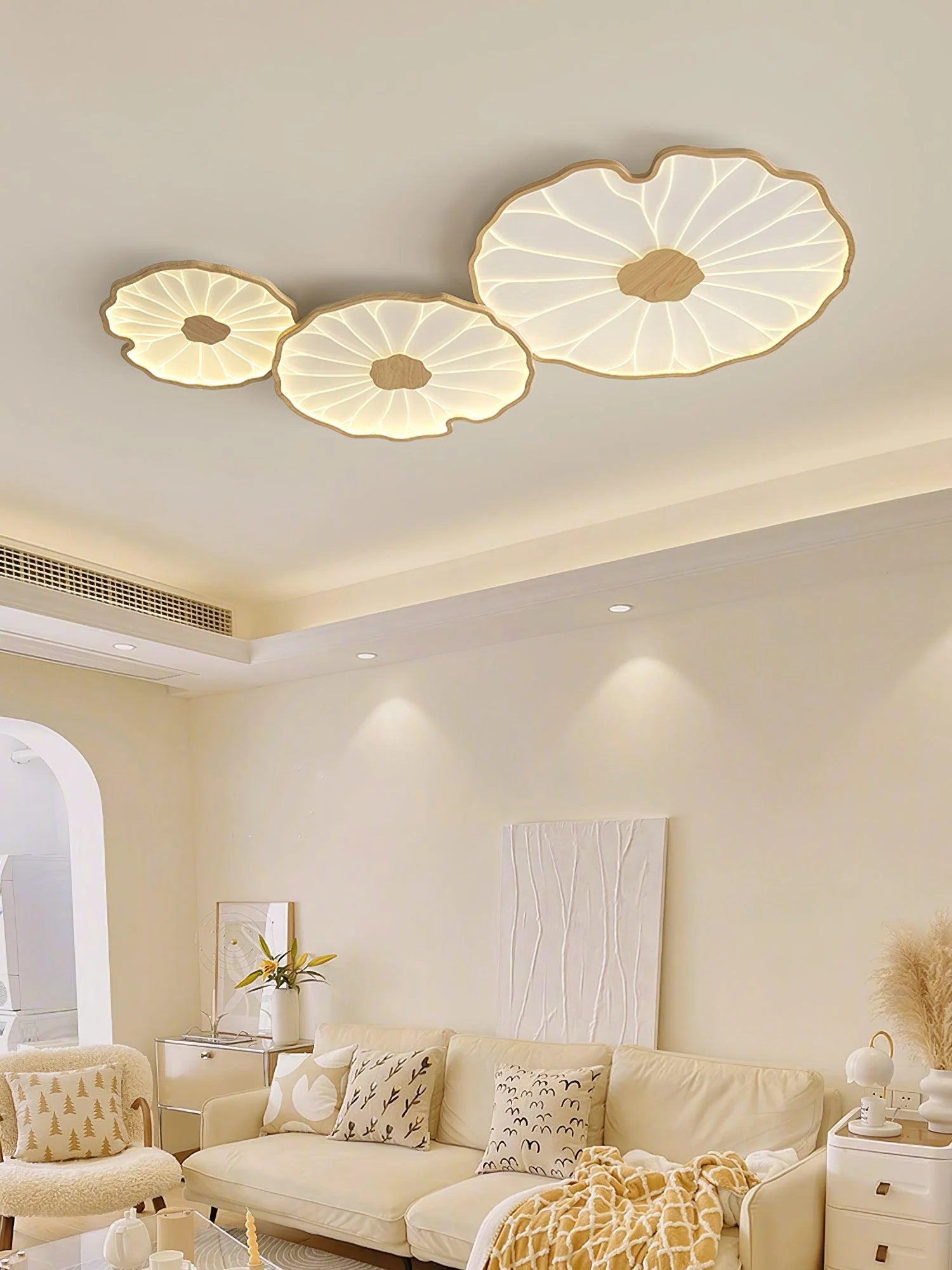 Lotus Leaf Acrylic Ceiling Lamp - Auraolight