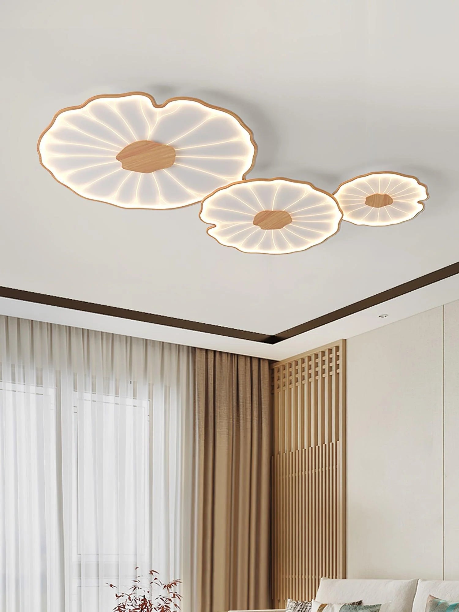 Lotus Leaf Acrylic Ceiling Lamp - Auraolight