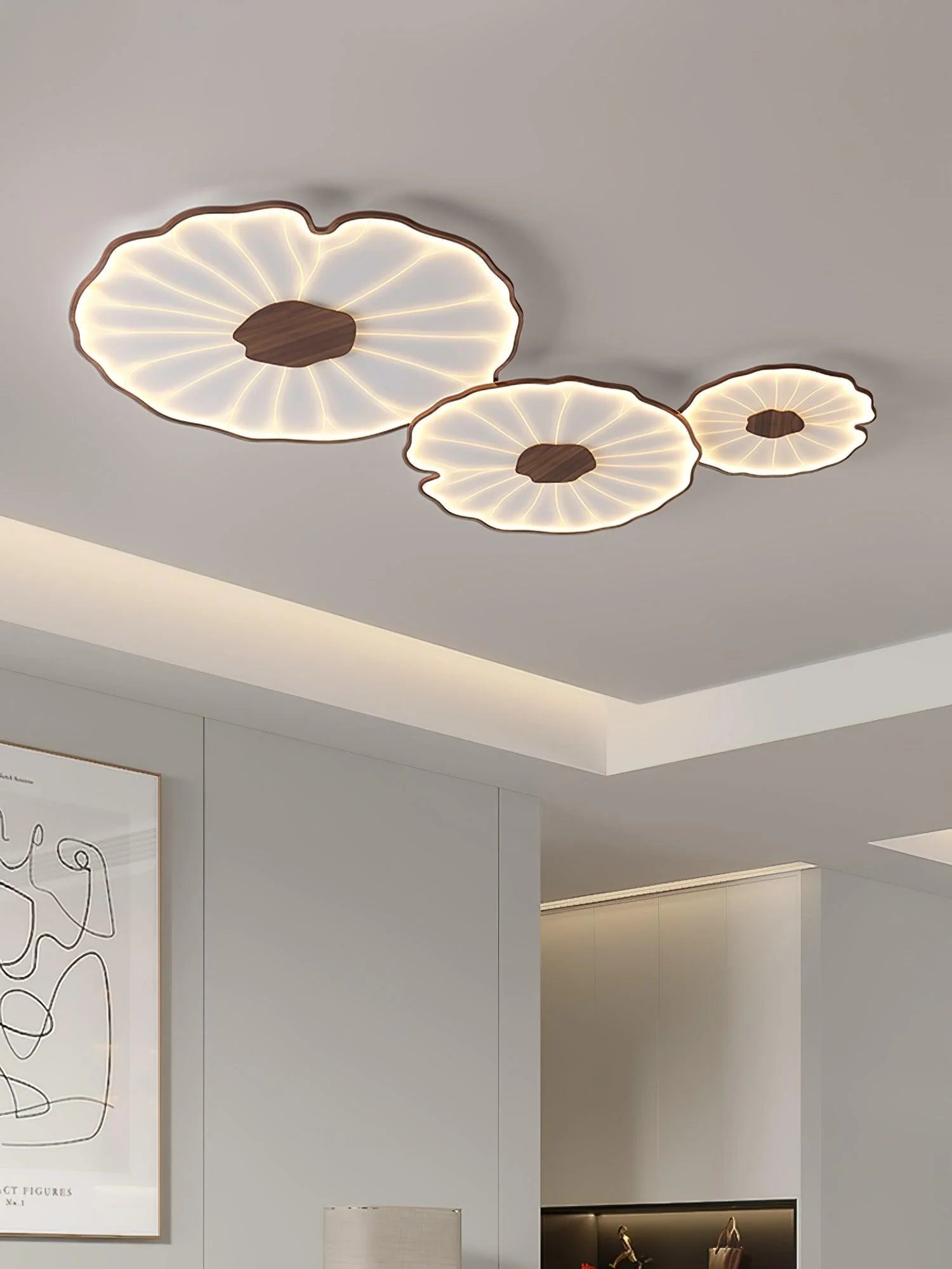 Lotus Leaf Acrylic Ceiling Lamp - Auraolight