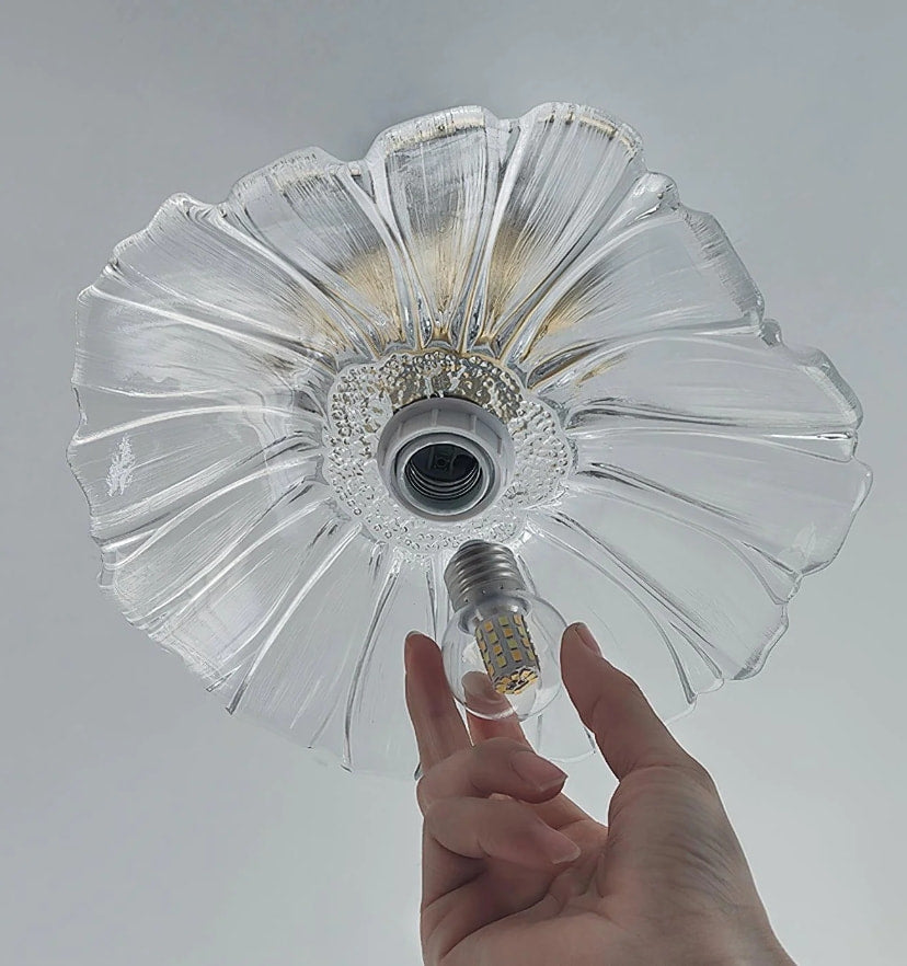 Lotus Leaf Glass Ceiling Light - Yiarolight