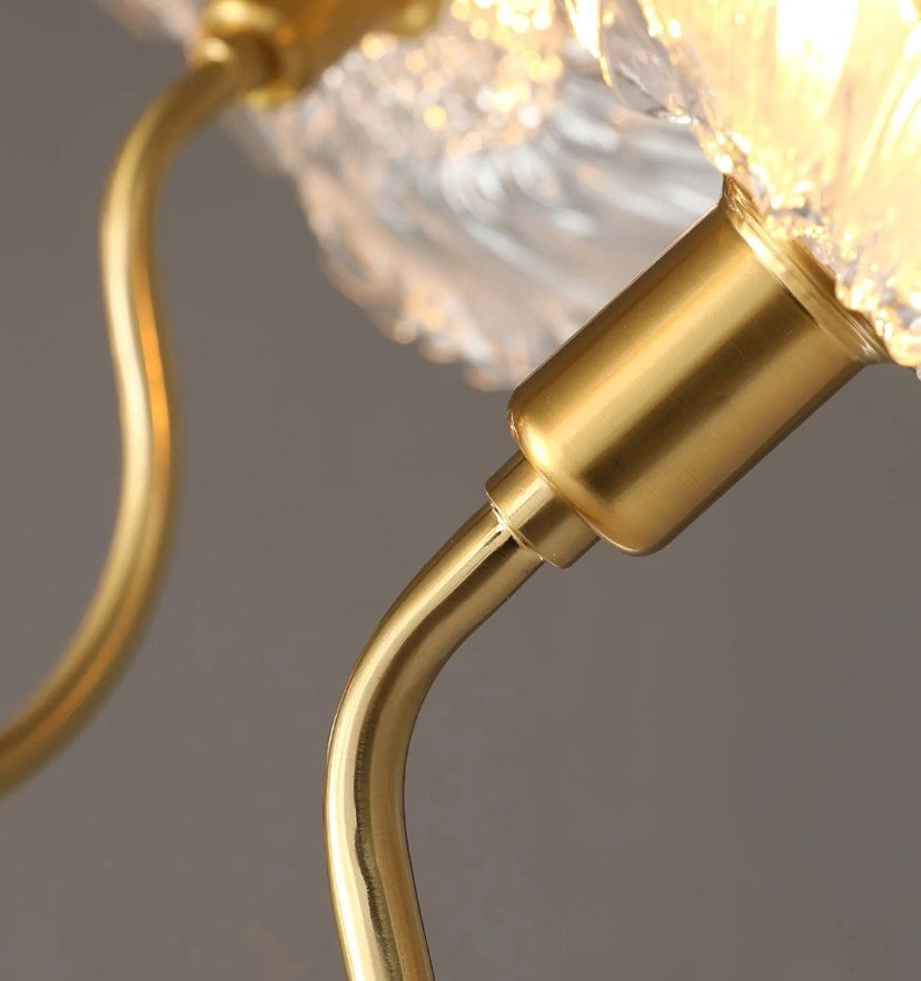 Lotus Leaf Glass Chandelier - Yiarolight