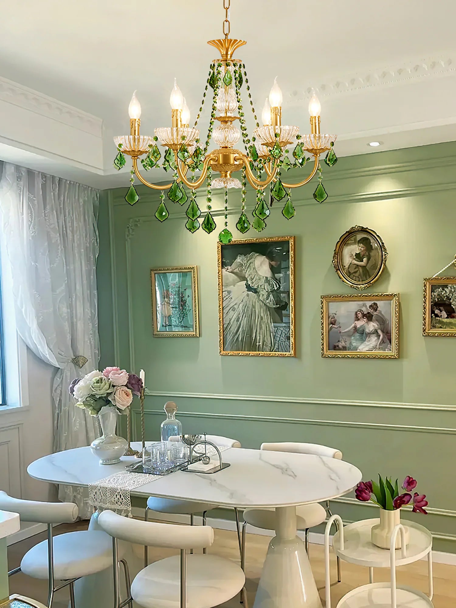 Magdalena Brass Chandelier - Yiarolight