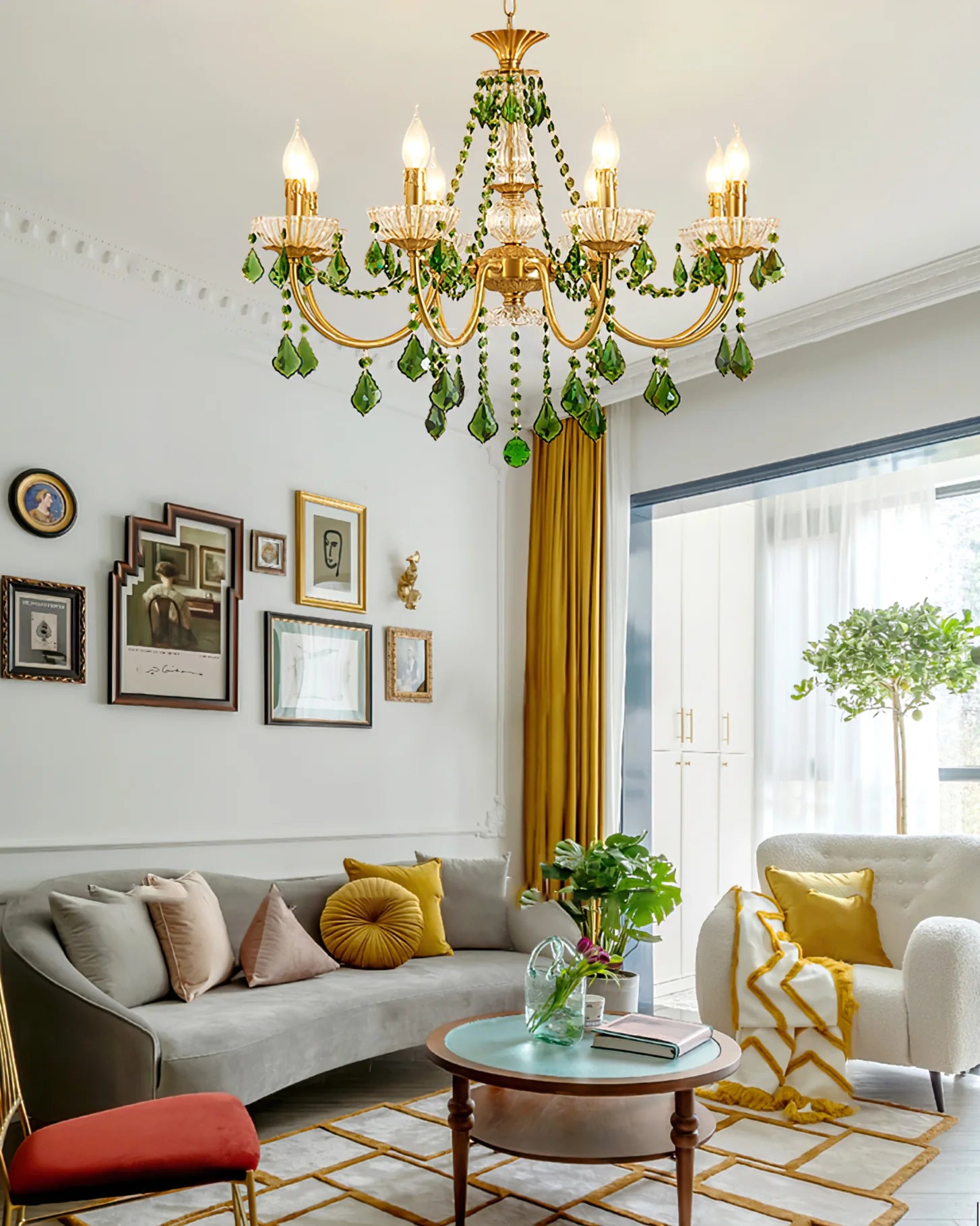 Magdalena Brass Chandelier - Yiarolight