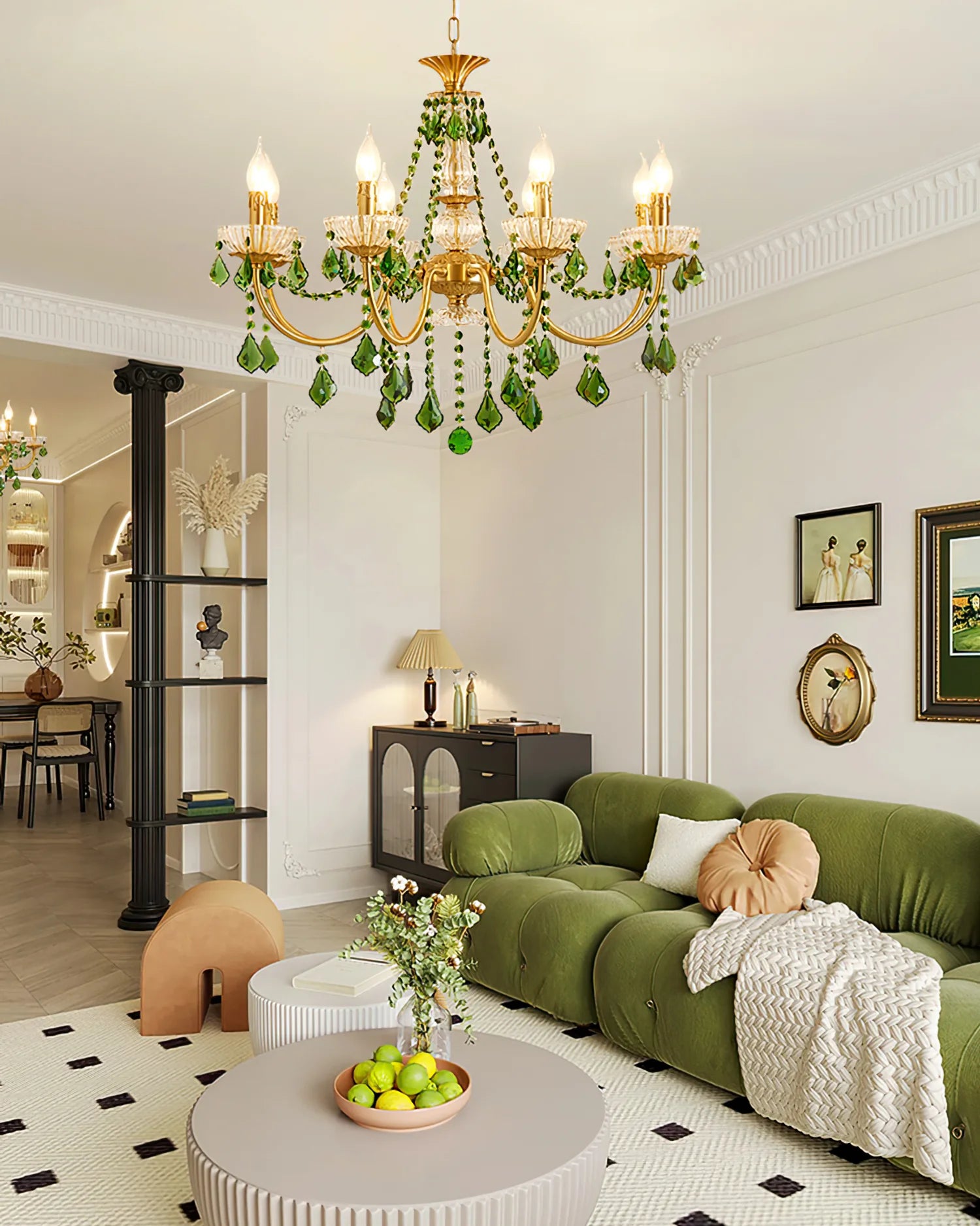 Magdalena Brass Chandelier - Yiarolight