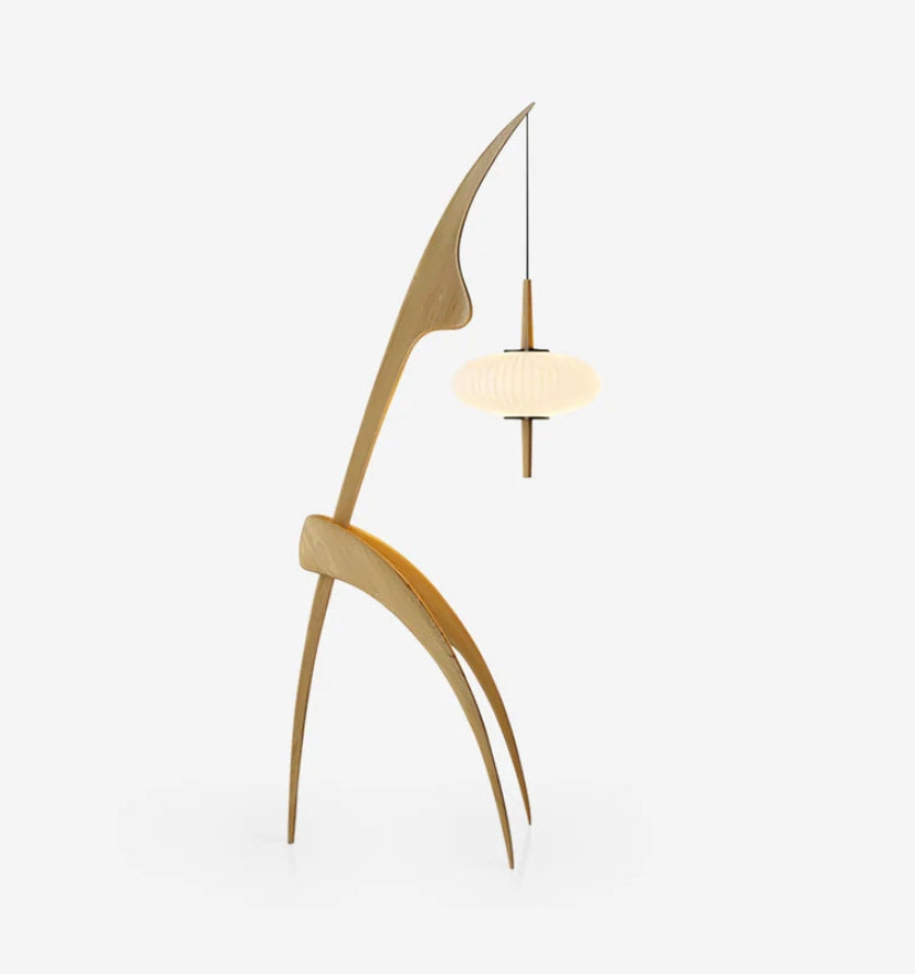 Mantis Wood Floor Lamp - Yiarolight