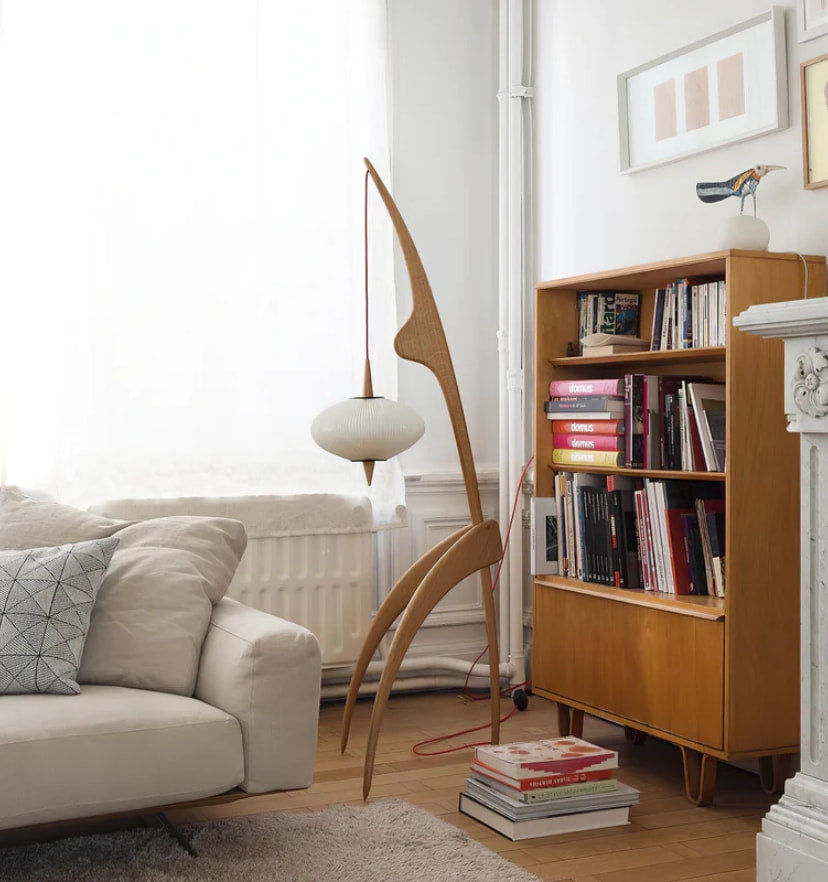 Mantis Wood Floor Lamp - Yiarolight