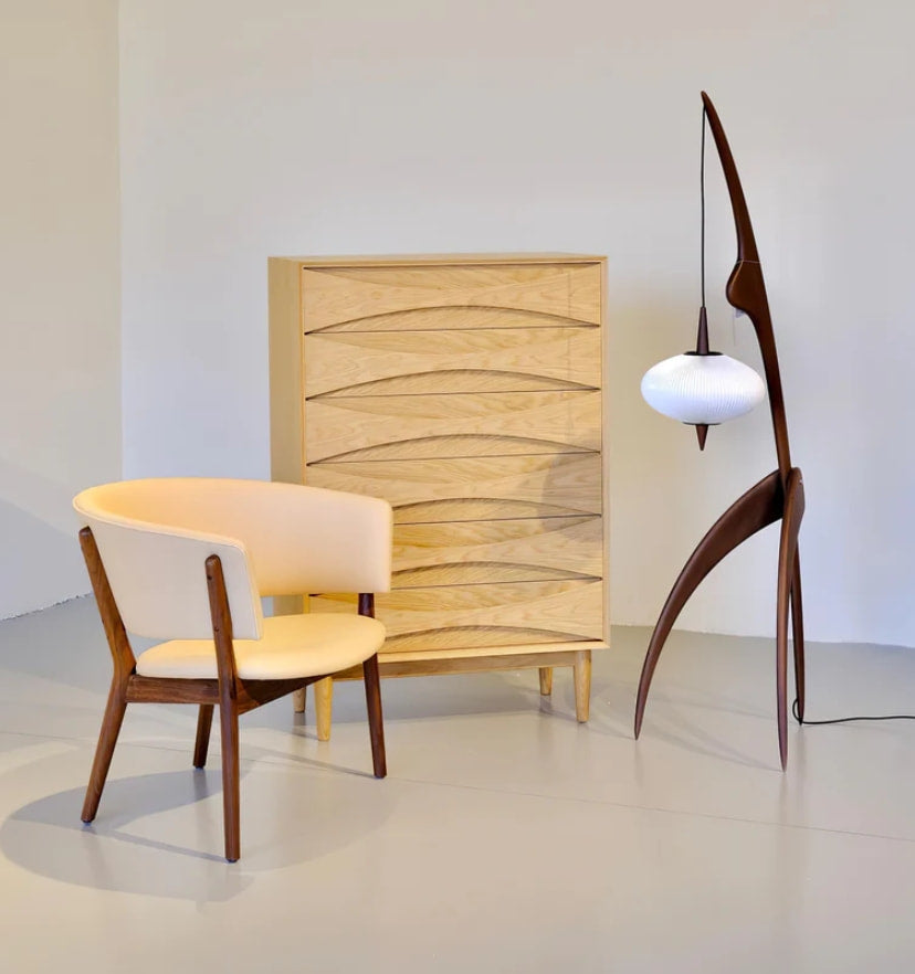 Mantis Wood Floor Lamp - Yiarolight