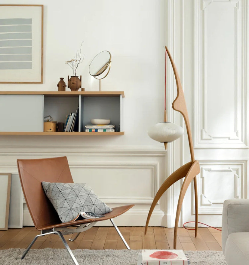 Mantis Wood Floor Lamp - Yiarolight