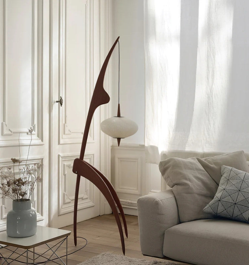 Mantis Wood Floor Lamp - Yiarolight