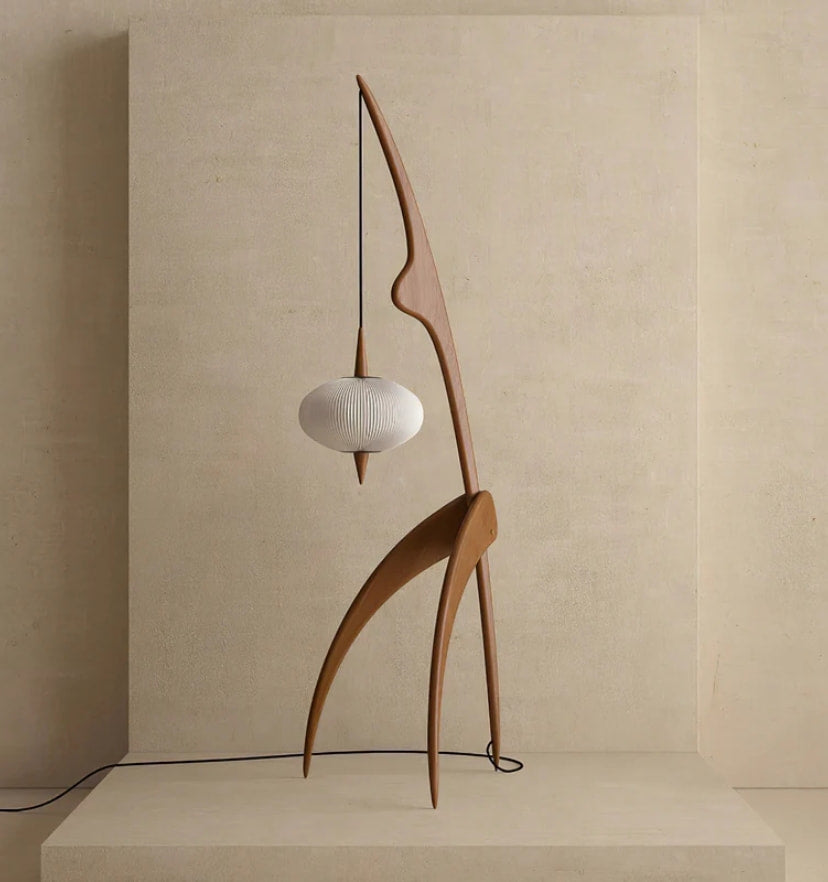 Mantis Wood Floor Lamp - Yiarolight