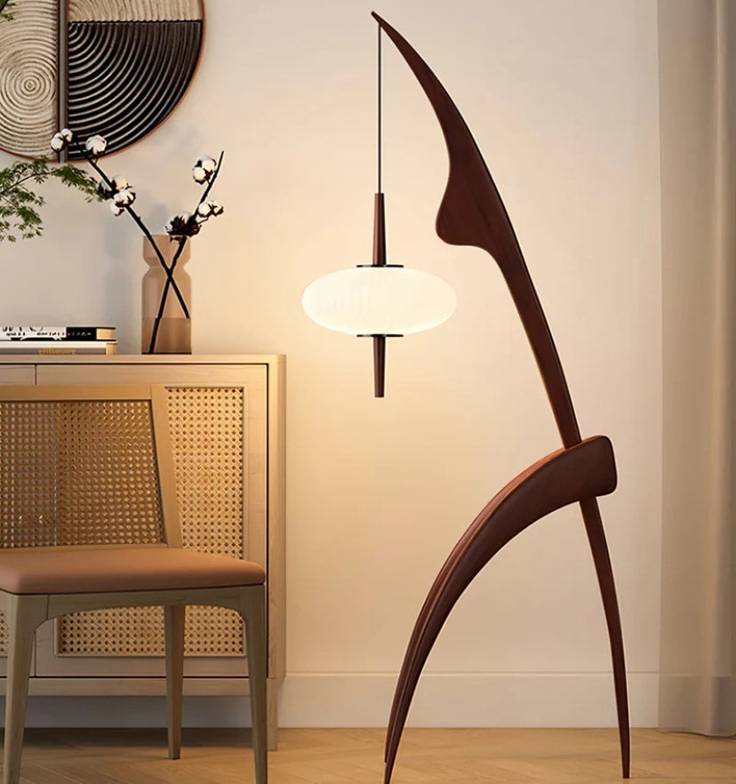 Mantis Wood Floor Lamp - Yiarolight