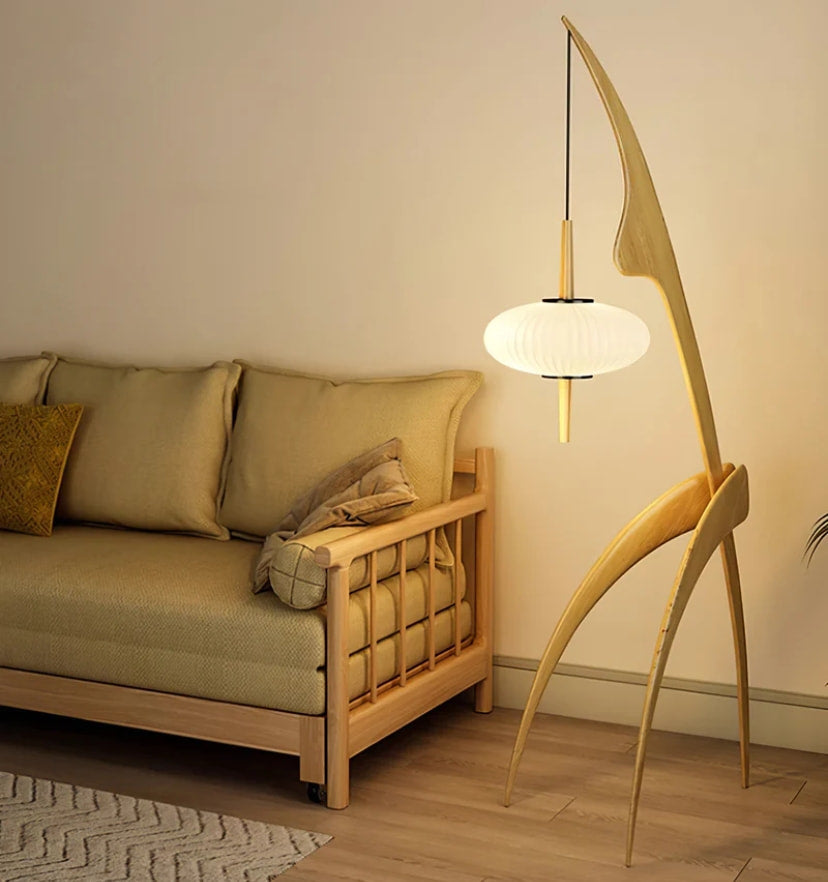 Mantis Wood Floor Lamp - Yiarolight