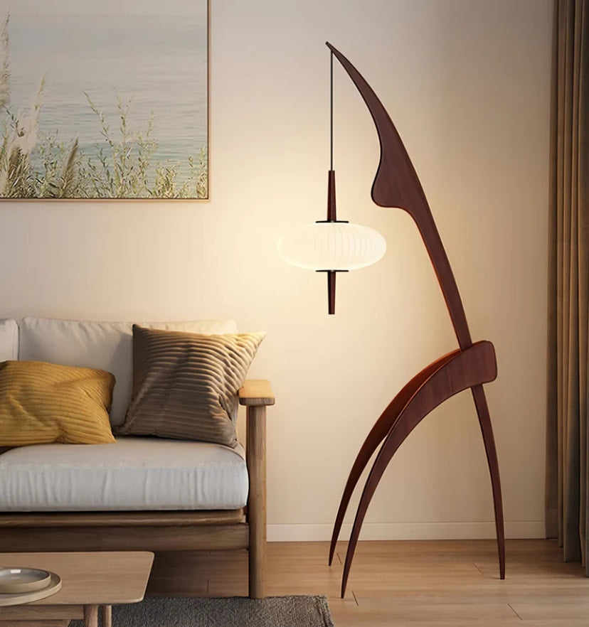 Mantis Wood Floor Lamp - Yiarolight
