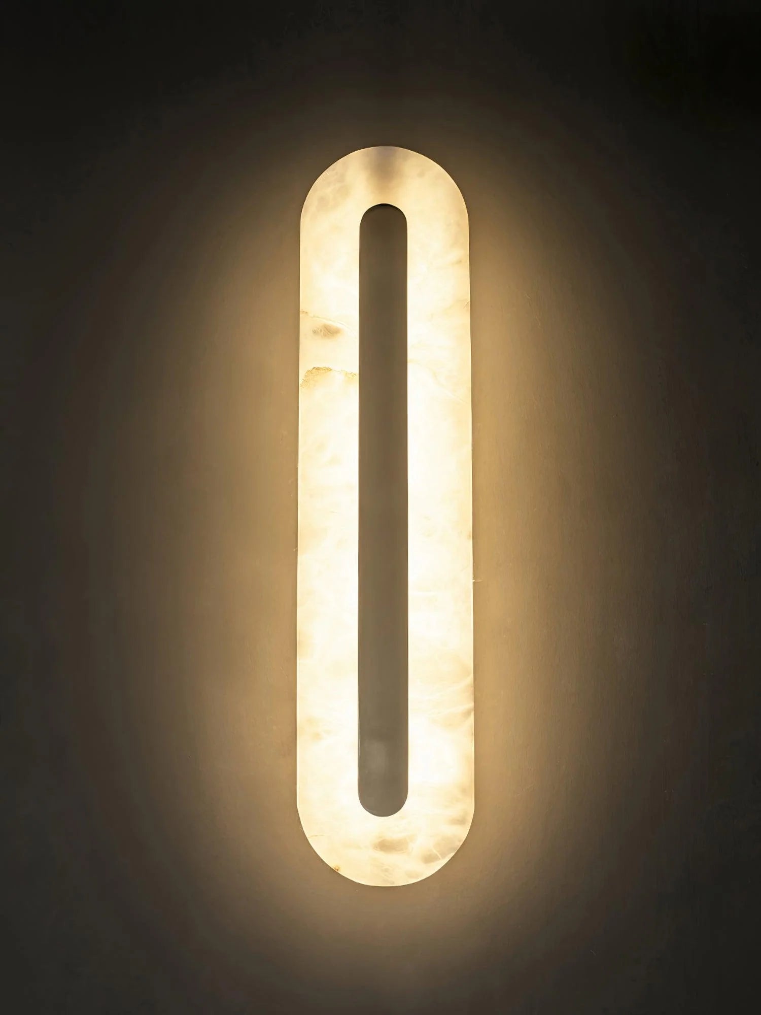 Alabaster Rounded Wall Light - Yiarolight