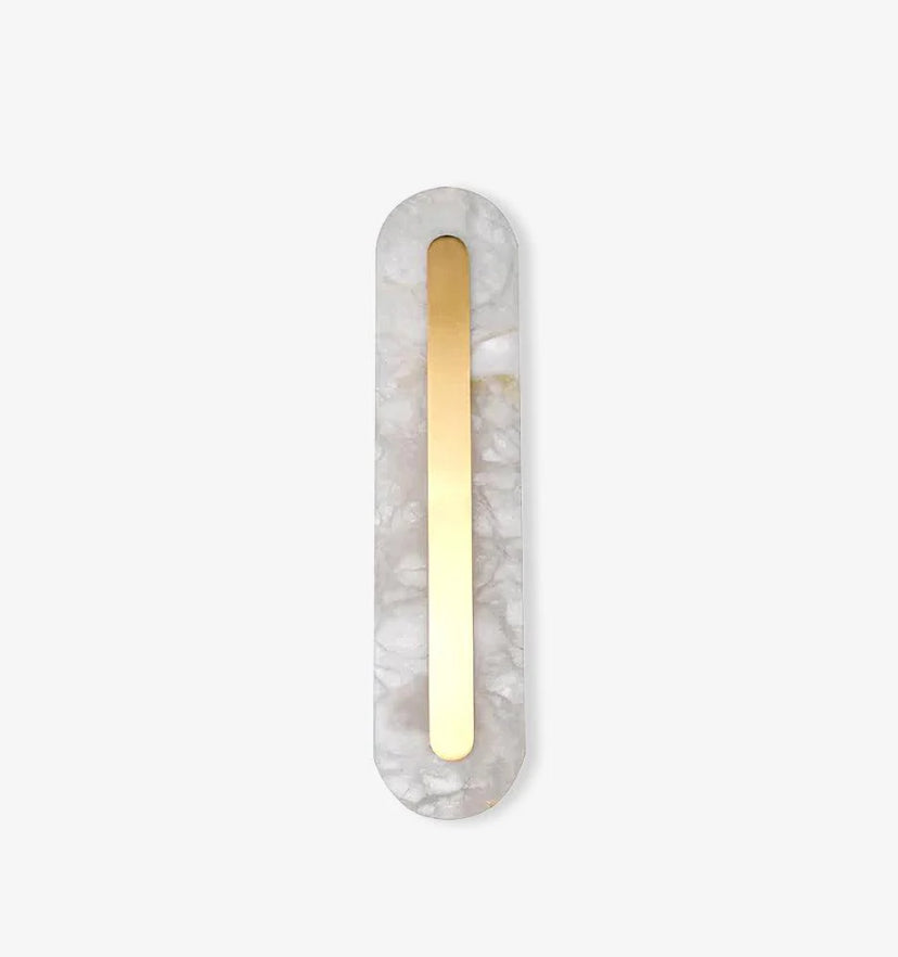 Alabaster Rounded Wall Light - Yiarolight