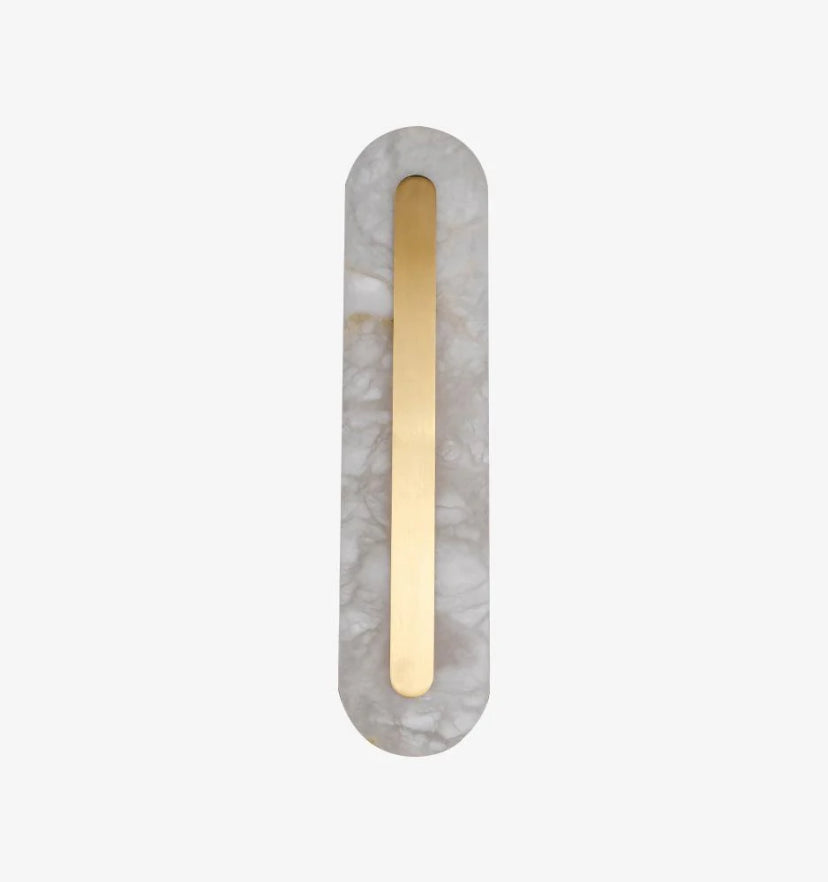 Alabaster Rounded Wall Light - Yiarolight