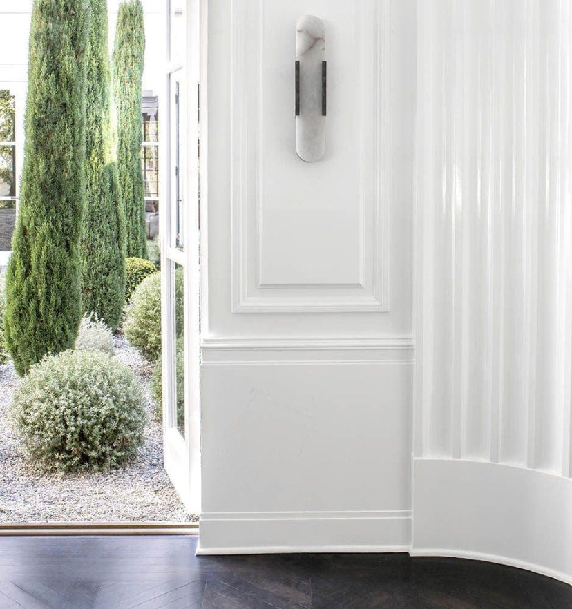 Melange Elongated Alabaster Wall Lamp - Yiarolight