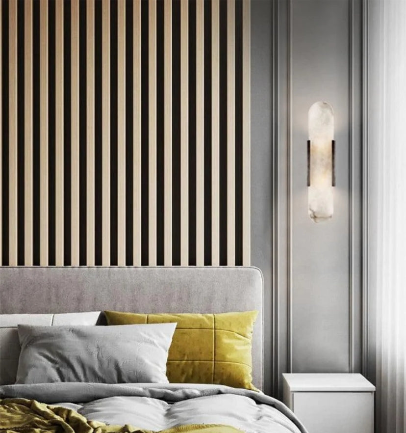 Melange Elongated Alabaster Wall Lamp - Yiarolight
