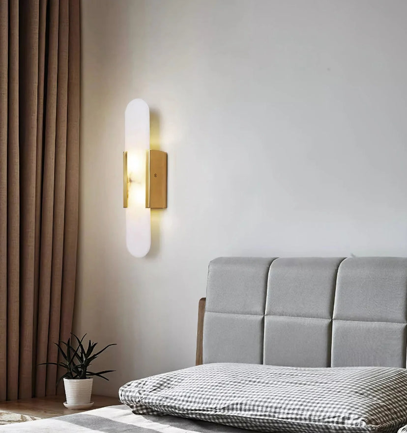 Melange Elongated Alabaster Wall Lamp - Yiarolight
