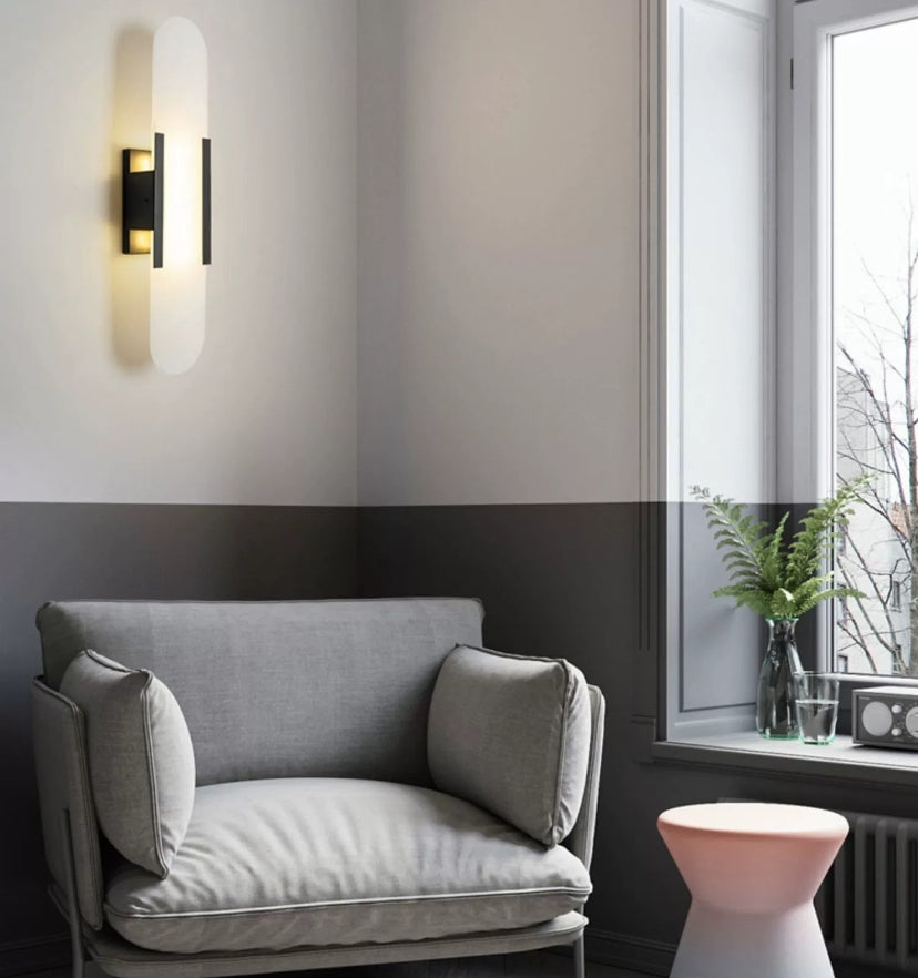 Melange Elongated Alabaster Wall Lamp - Yiarolight