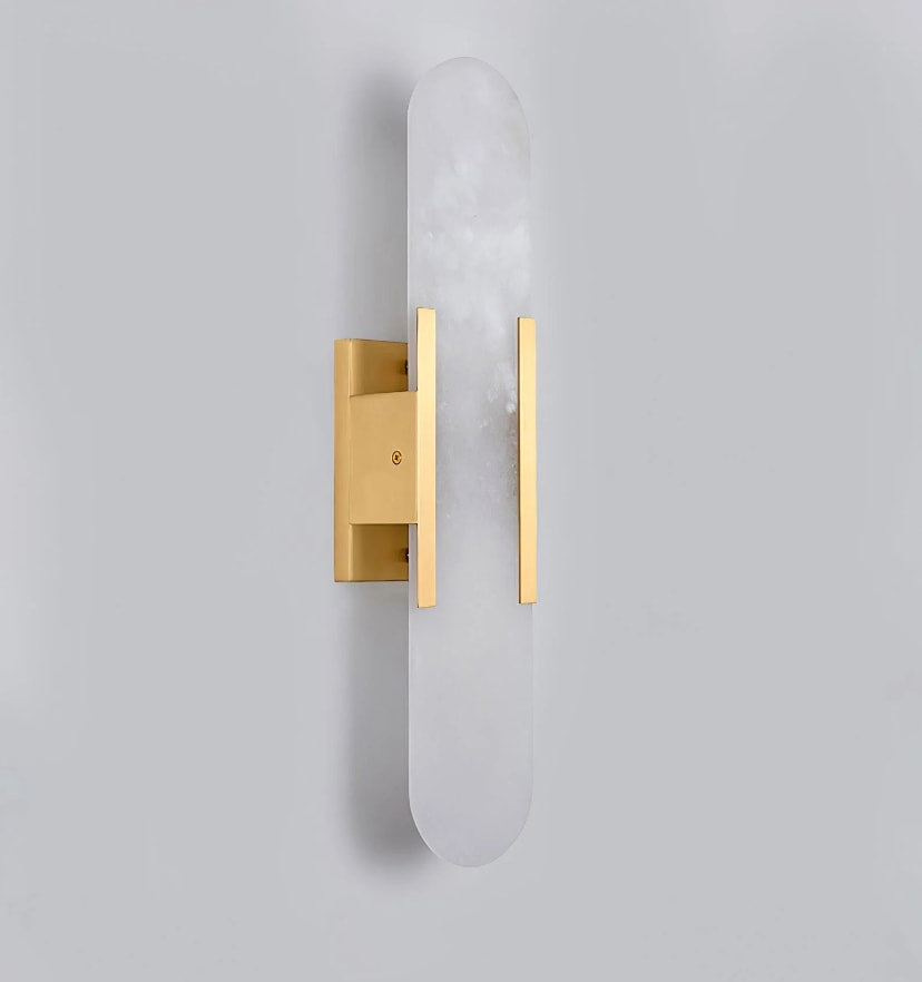 Melange Elongated Alabaster Wall Lamp - Yiarolight