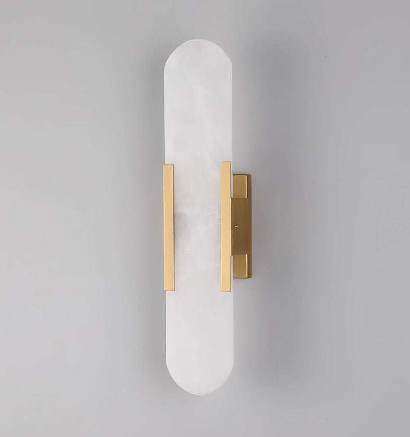 Melange Elongated Alabaster Wall Lamp - Yiarolight